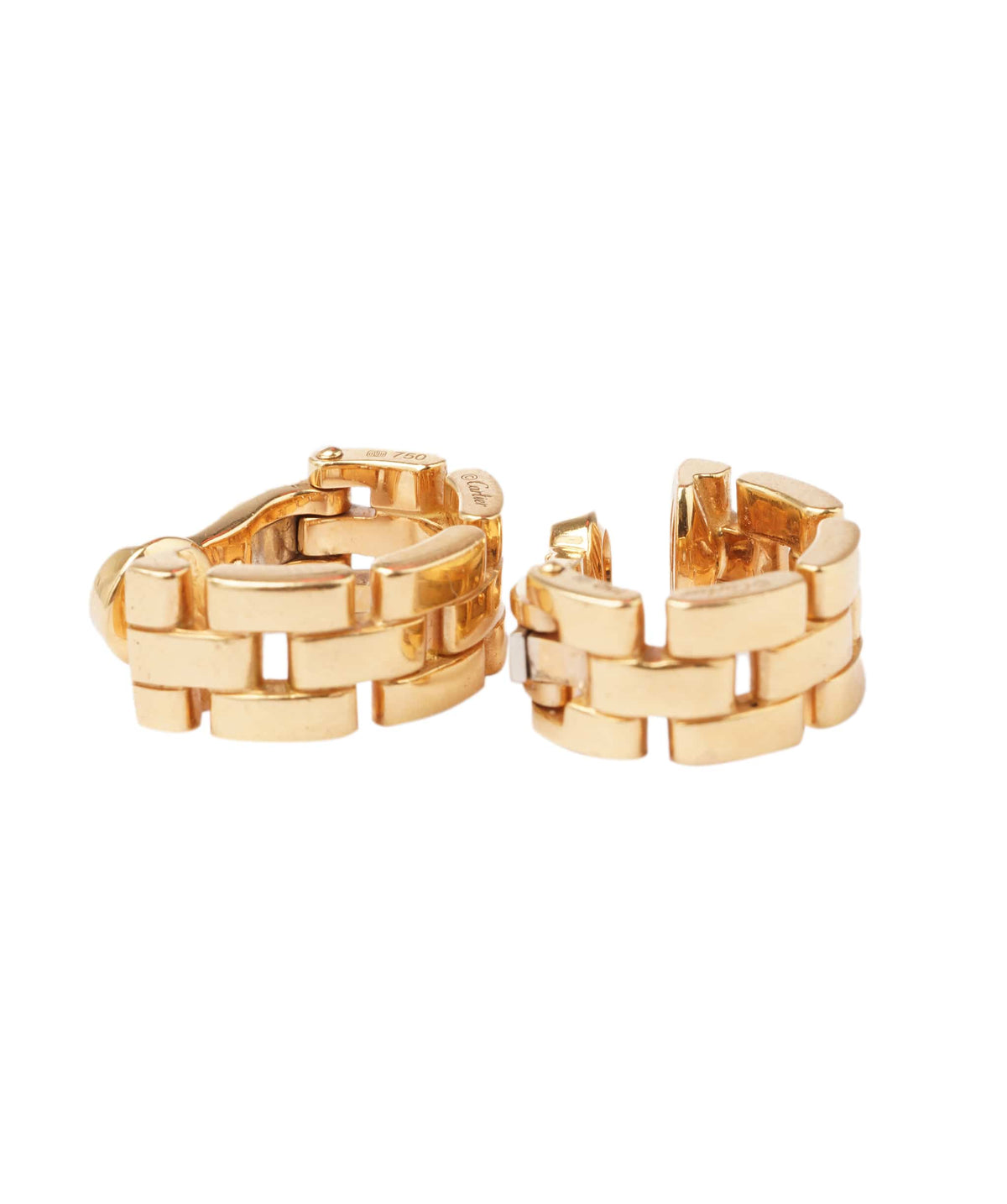 Cartier Cartier Gold Maillon Panthere Earrings WA23688