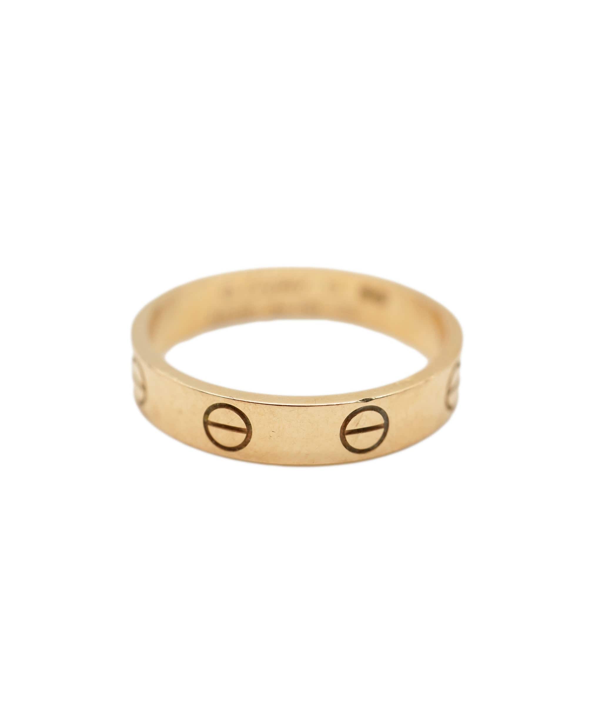 Cartier Cartier Love Ring in Rose Gold in Box  ALC2632