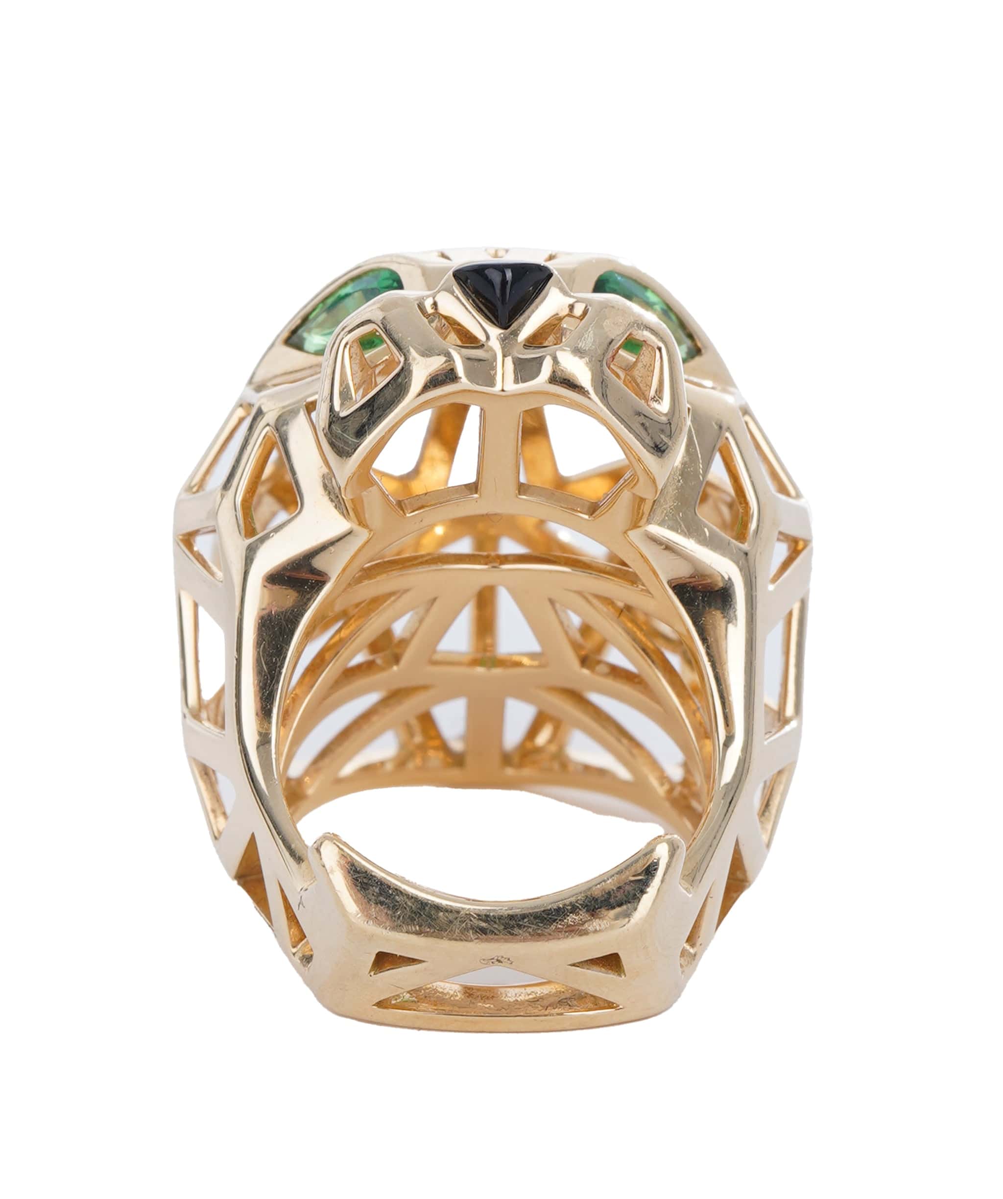 Cartier Cartier Panther Ring Tsavorite eyes and Yellow Gold ASC5038