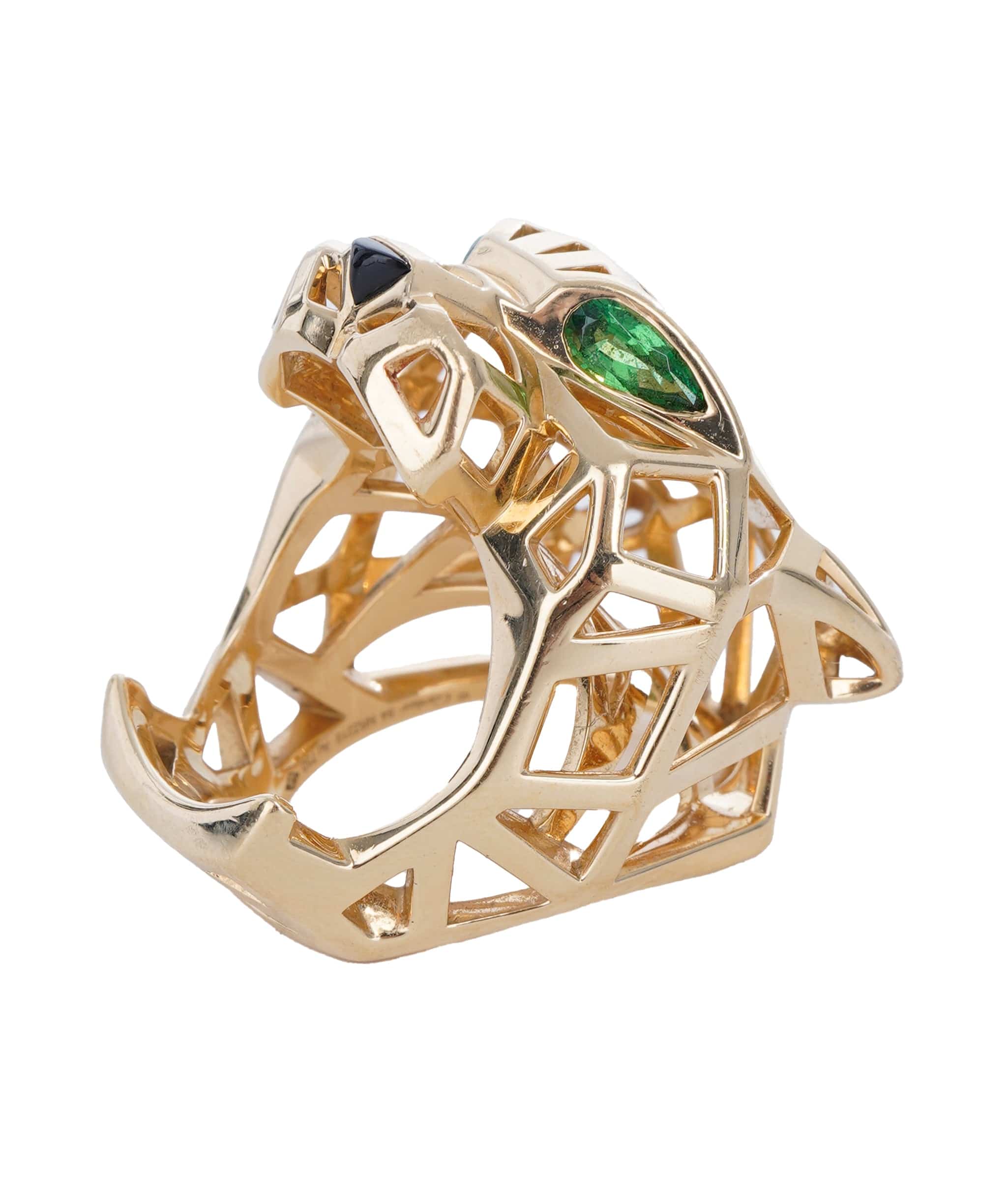 Cartier Cartier Panther Ring Tsavorite eyes and Yellow Gold ASC5038