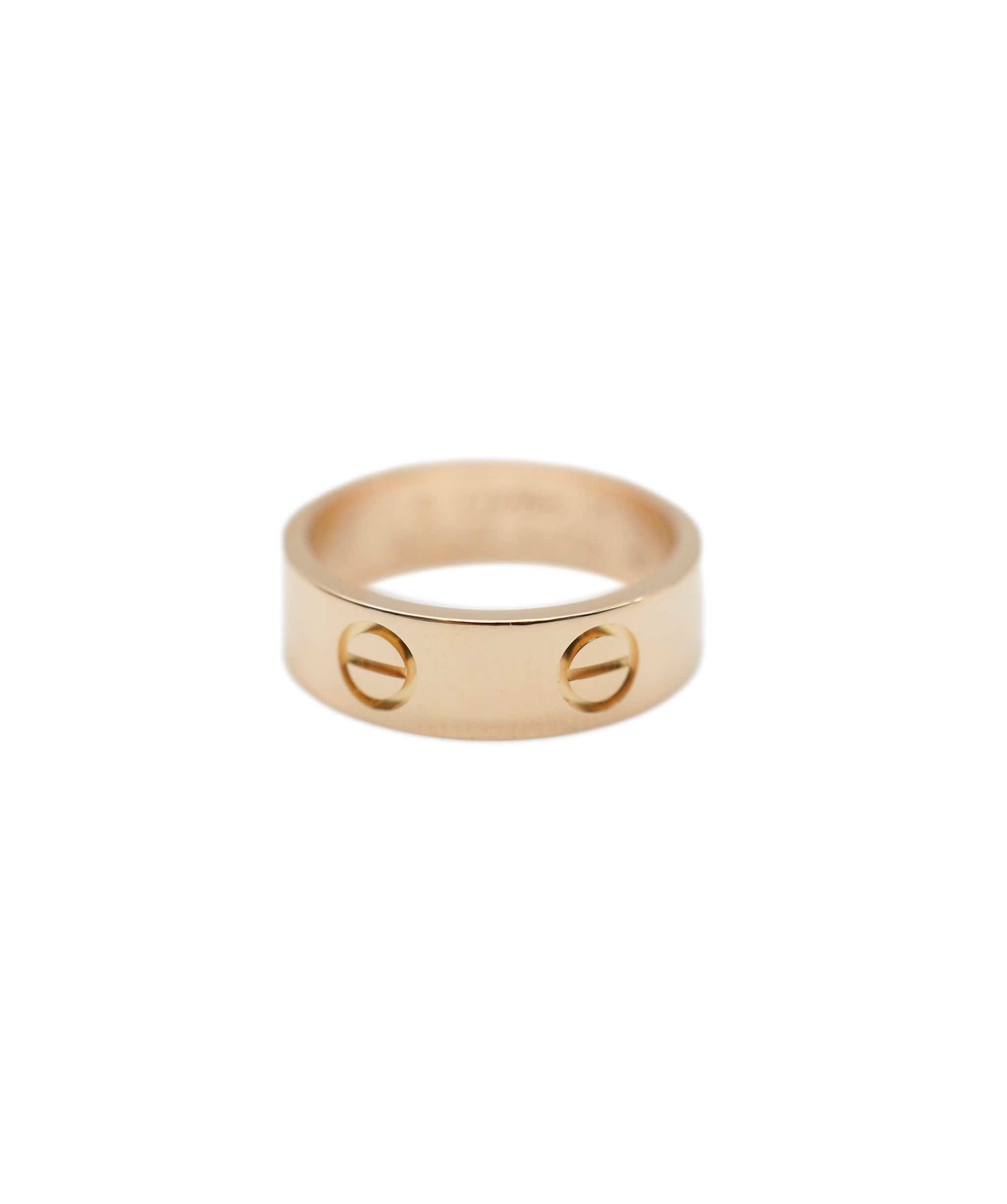 Cartier Cartier Rose Gold Love Ring, Size 51 ABC0467