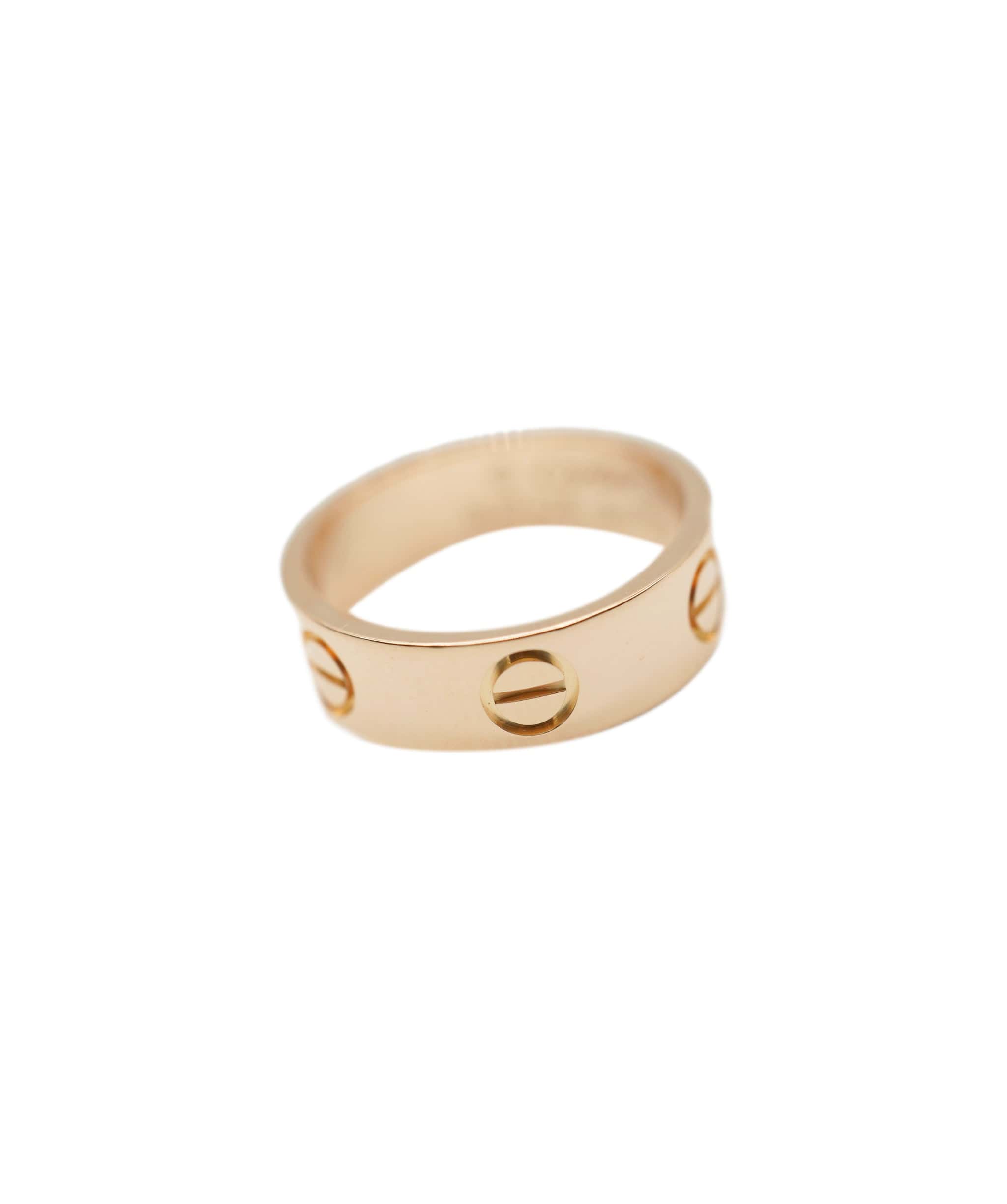 Cartier Cartier Rose Gold Love Ring, Size 51 ABC0467