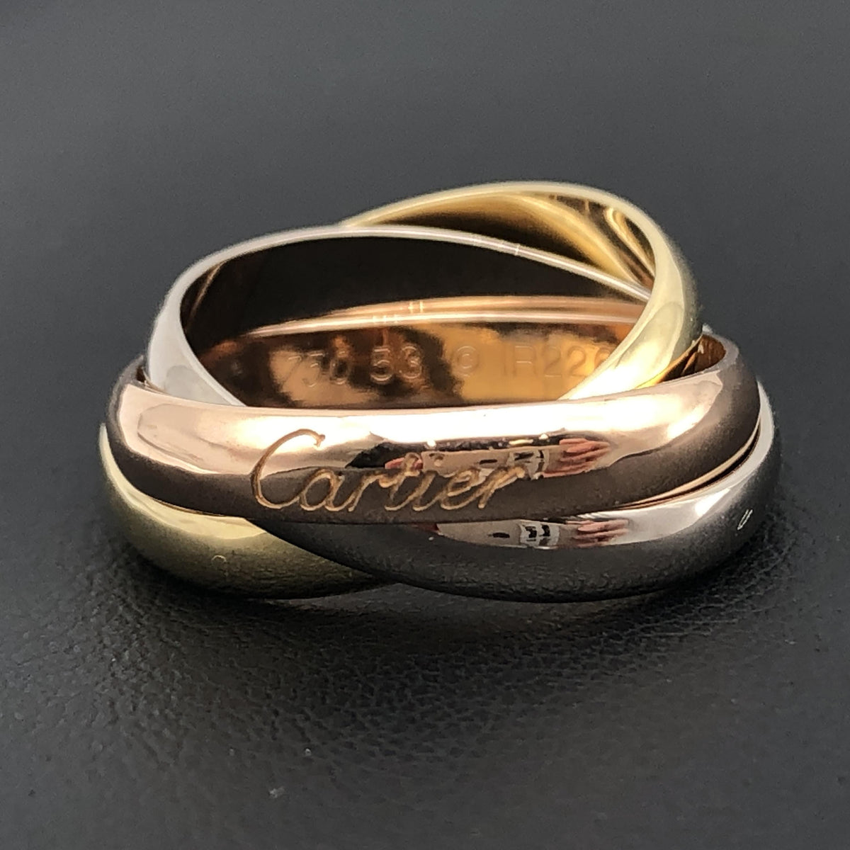 Cartier Cartier Trinity Ring, YG/WG/PG750, 8.4g, US Size 5 C387351