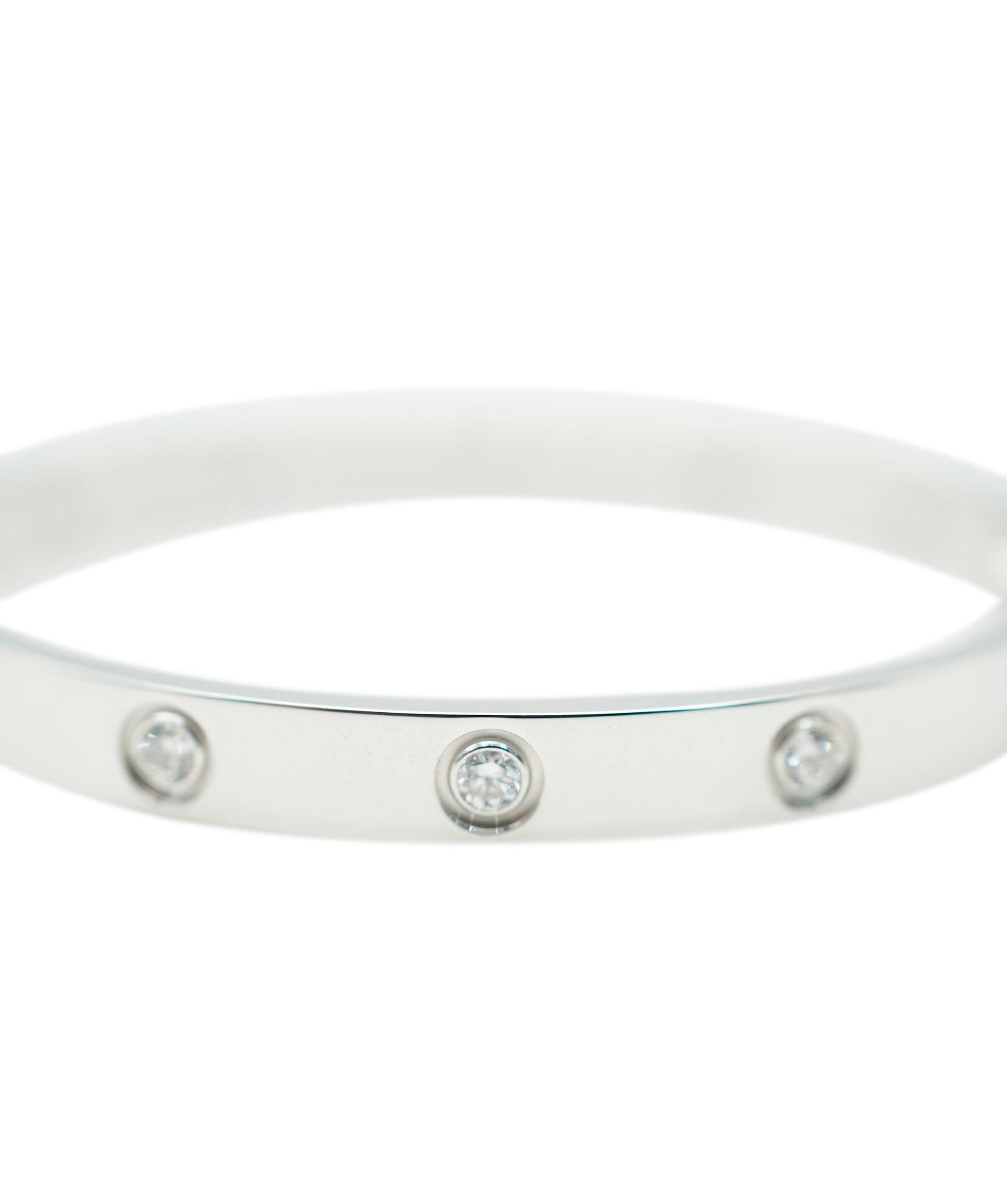 Cartier Cartier White Gold LOVE 10 Diamond Bracelet  AGC1718