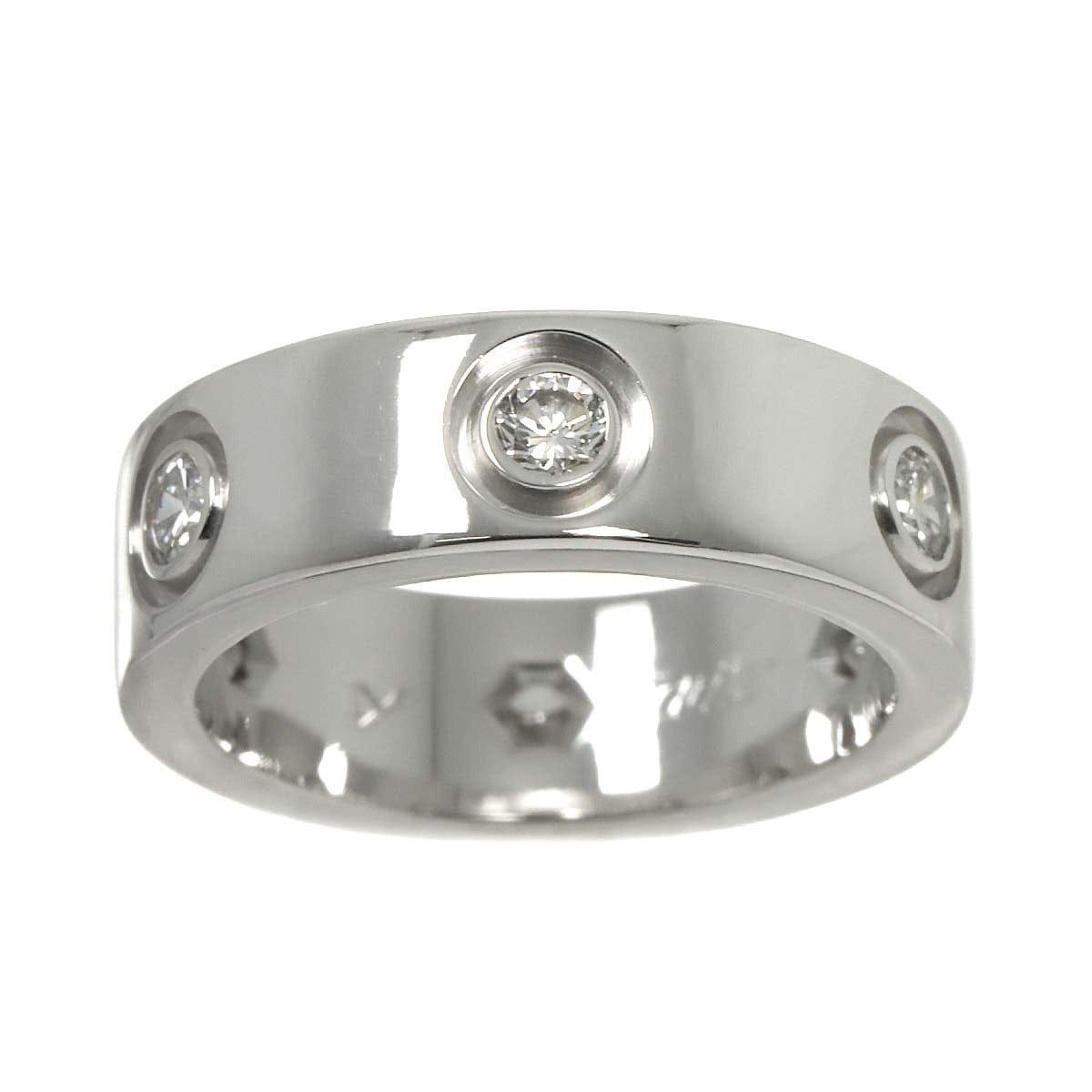 Cartier Cartier Love Full Diamond Ring 18K White Gold 750 size46 3.75(US) 90295764
