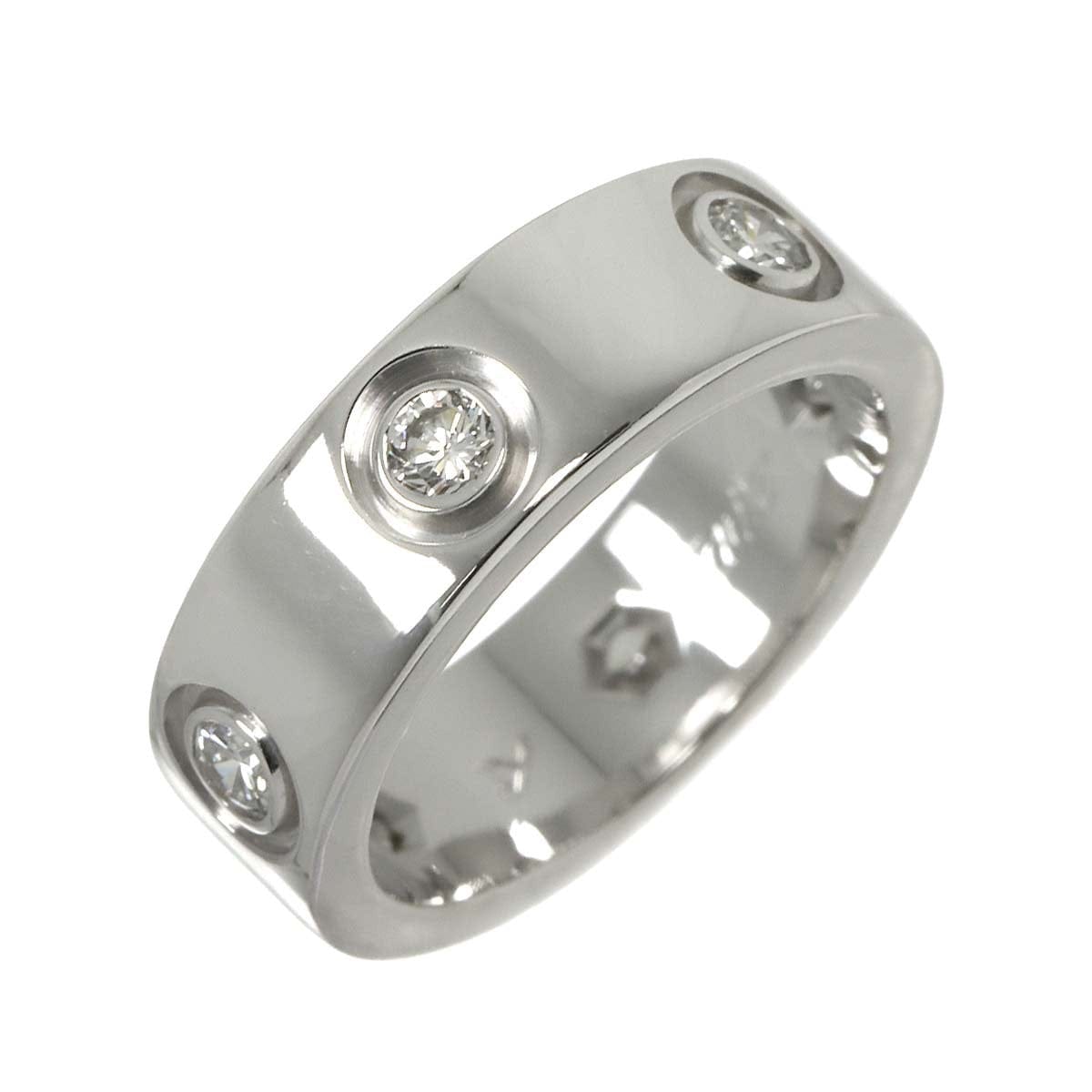 Cartier Cartier Love Full Diamond Ring 18K White Gold 750 size46 3.75(US) 90295764