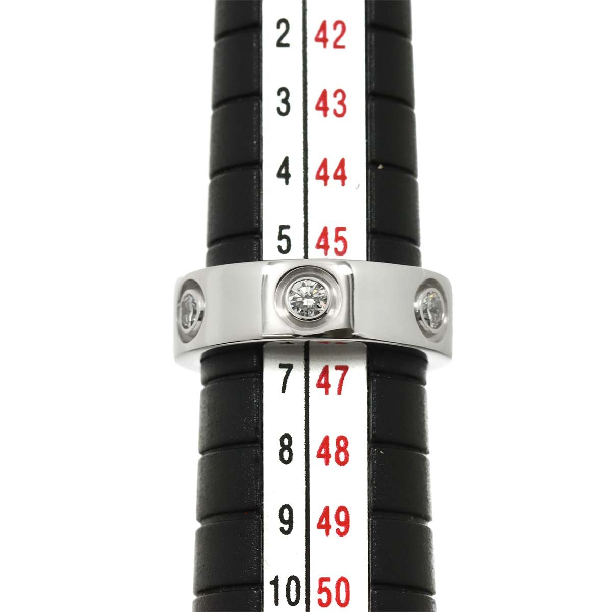 Cartier Cartier Love Full Diamond Ring 18K White Gold 750 size46 3.75(US) 90295764