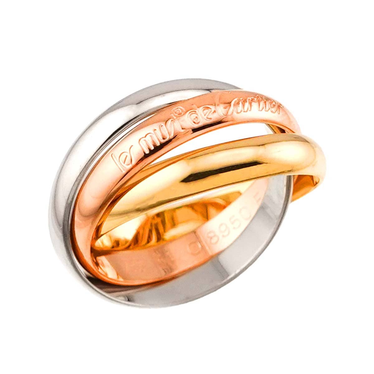 Cartier Cartier Trinity Ring MM 18K YG WG PG 750 Size54 6.5-6.75(US) 90295187