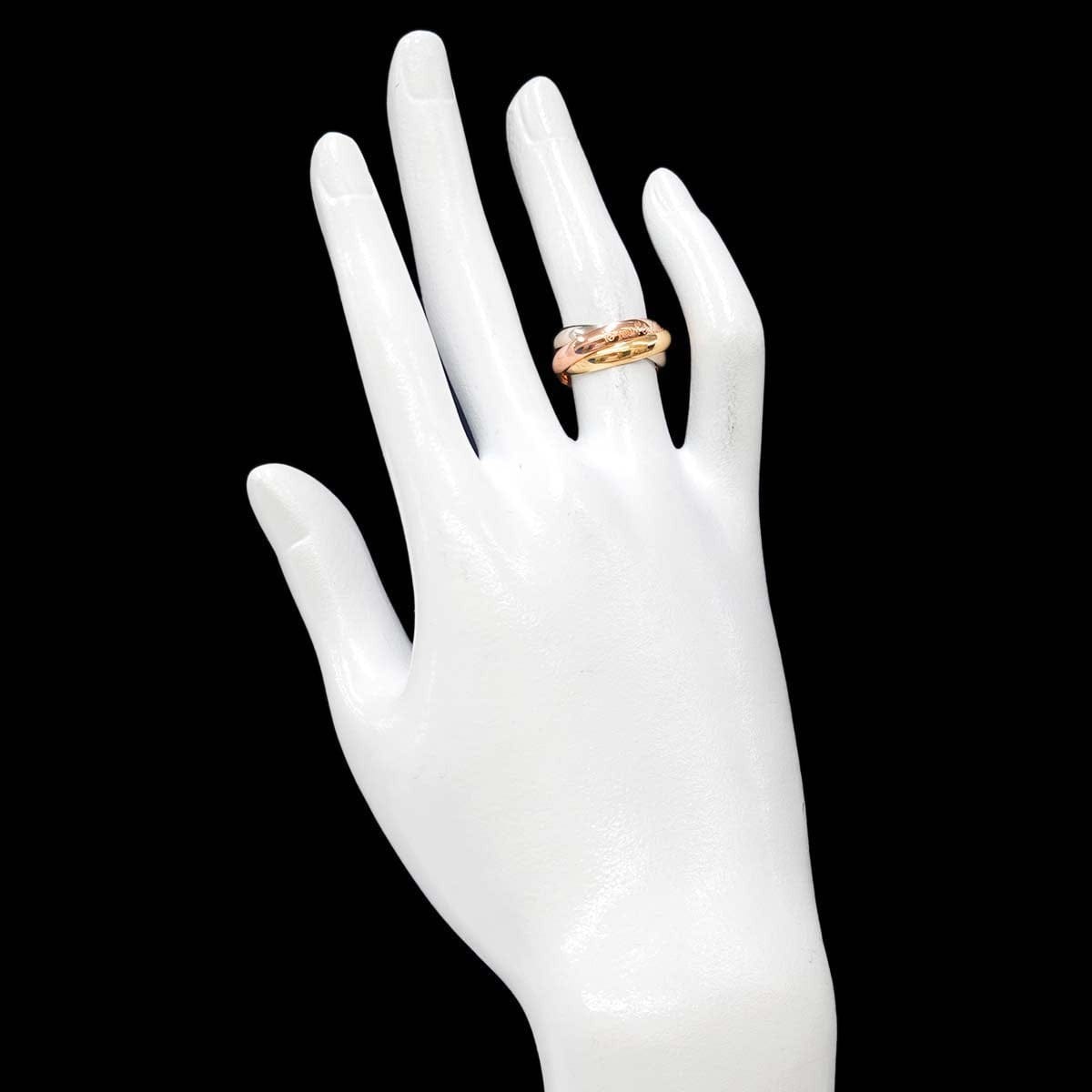Cartier Cartier Trinity Ring MM 18K YG WG PG 750 Size54 6.5-6.75(US) 90295187