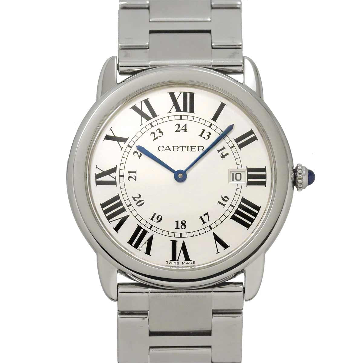 Cartier Cartier Ronde Solo LM W6701005 Quartz Silver Dial Mens Watch 90292261
