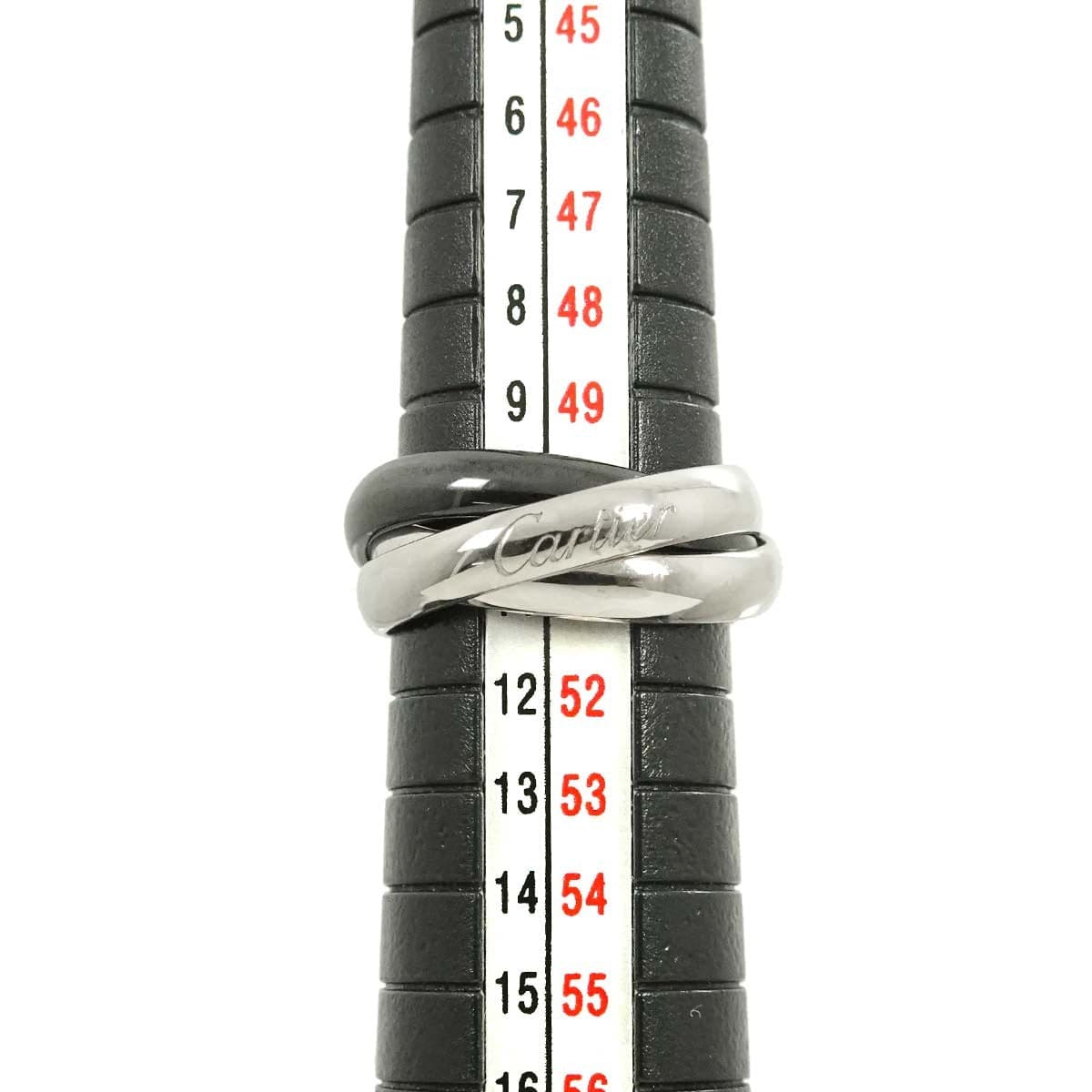 Cartier Cartier Trinity MM Ceramic Ring K18 WG 750 size50 5.25(US) 90293878