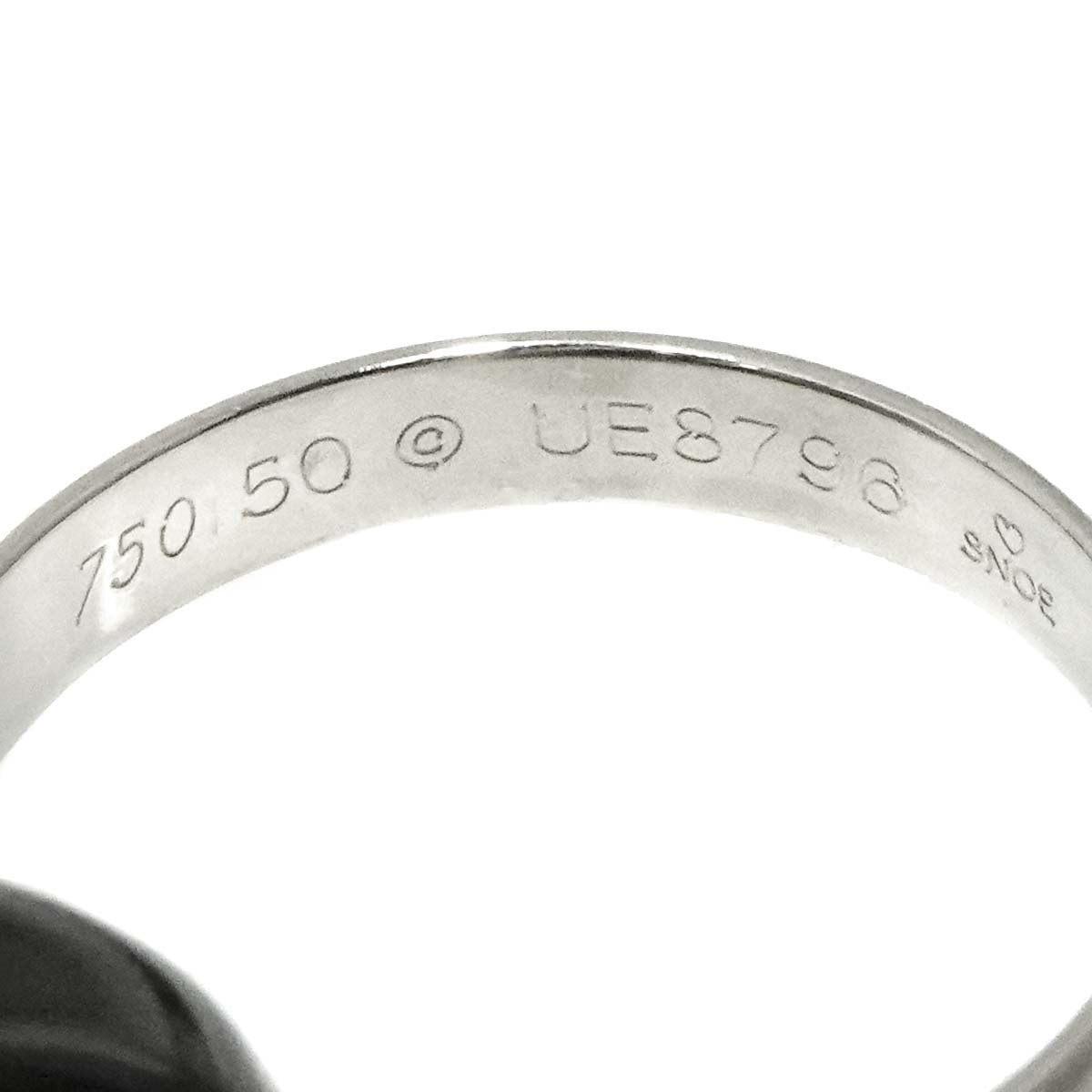 Cartier Cartier Trinity MM Ceramic Ring K18 WG 750 size50 5.25(US) 90293878