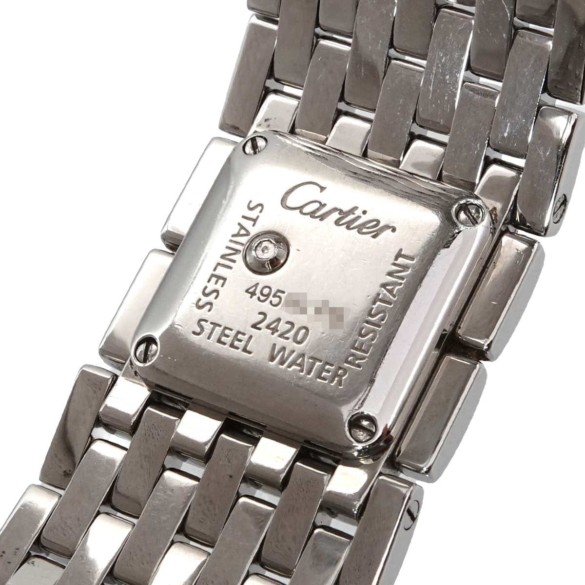 Cartier Cartier Panthere Ruban W61002T9 Quartz Blue Shell Dial Ladies Watch 90319580