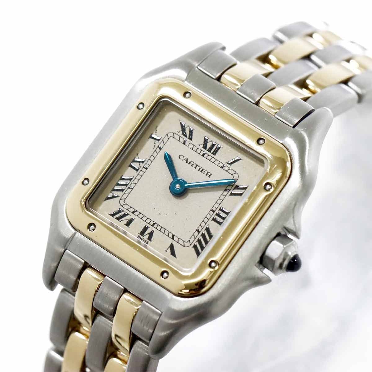 Cartier Cartier Panthere Two Row SM 84083242 Quartz Cream Dial K18YG Ladies 90300276