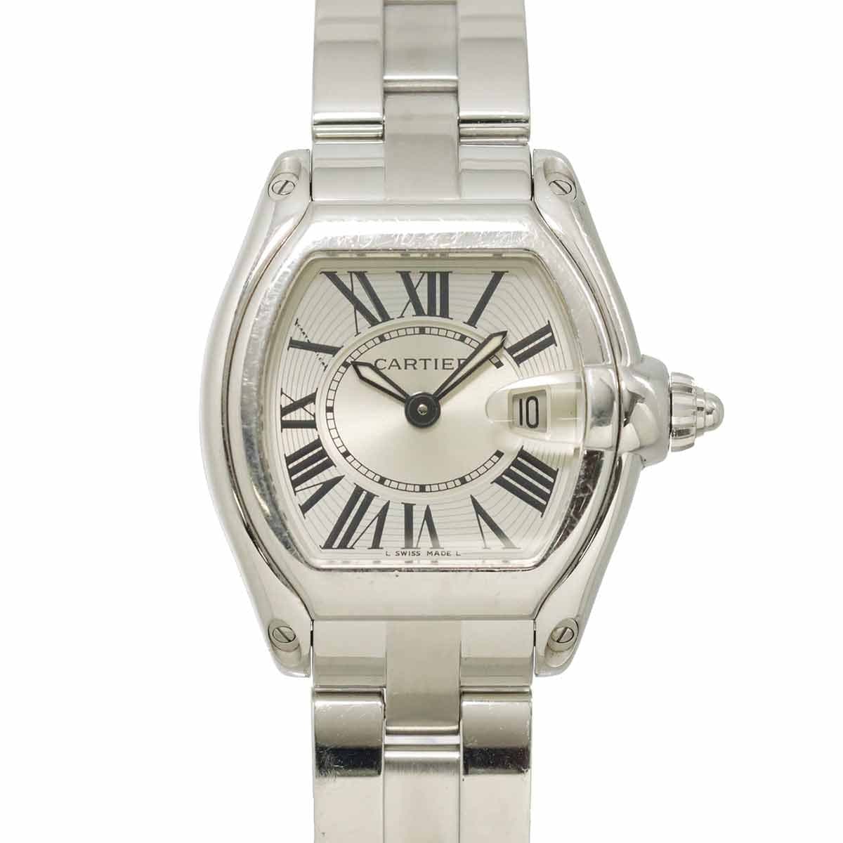 Cartier Cartier Roadster SM W62016V3 Date Quartz Silver Dial Ladies Watch 90319617