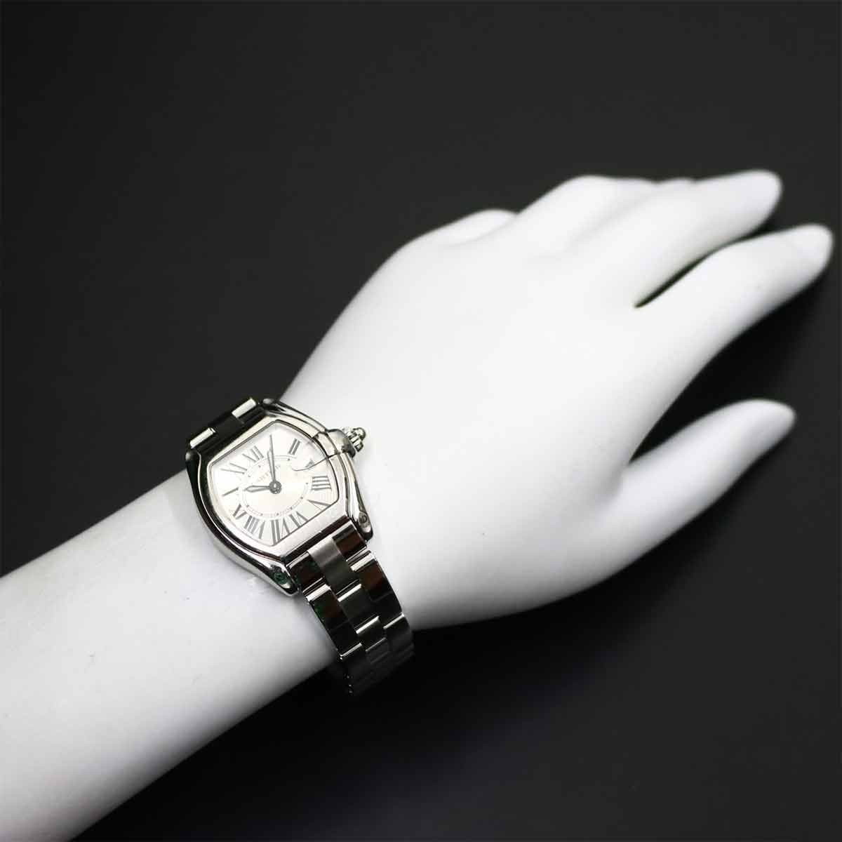 Cartier Cartier Roadster SM W62016V3 Date Quartz Silver Dial Ladies Watch 90319617