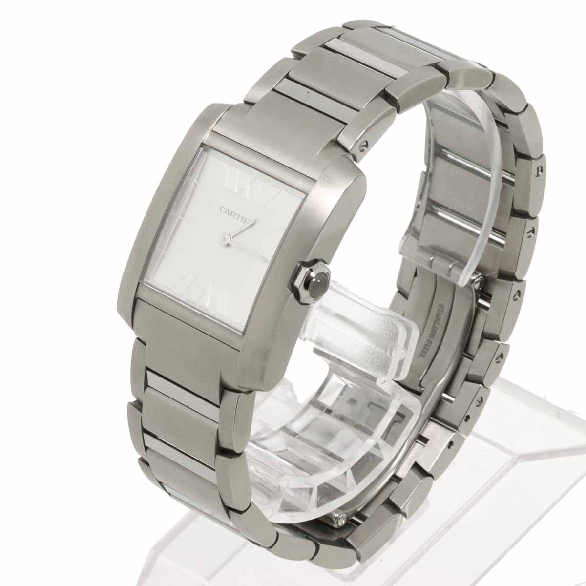 Cartier Cartier Tank Francaise MM WSTA0086 Quartz Silver Dial Boys Watch 90320803