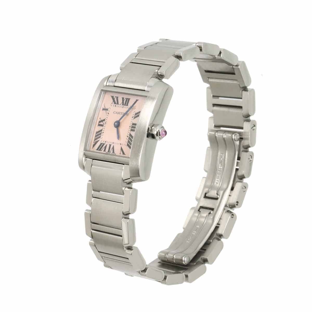 Cartier Cartier Tank Francaise SM W51028Q3 Quartz Pink Shell Dial Ladies 90313143