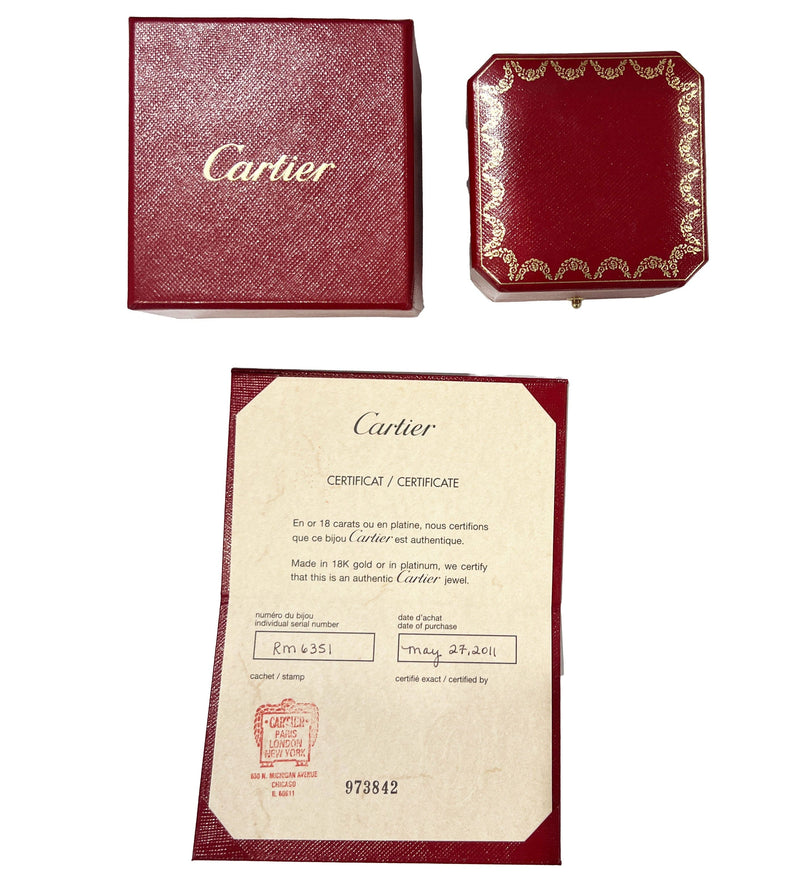 Cartier Cartier Love Diamond Wedding Band in 18KT White Gold 0.19 CTW