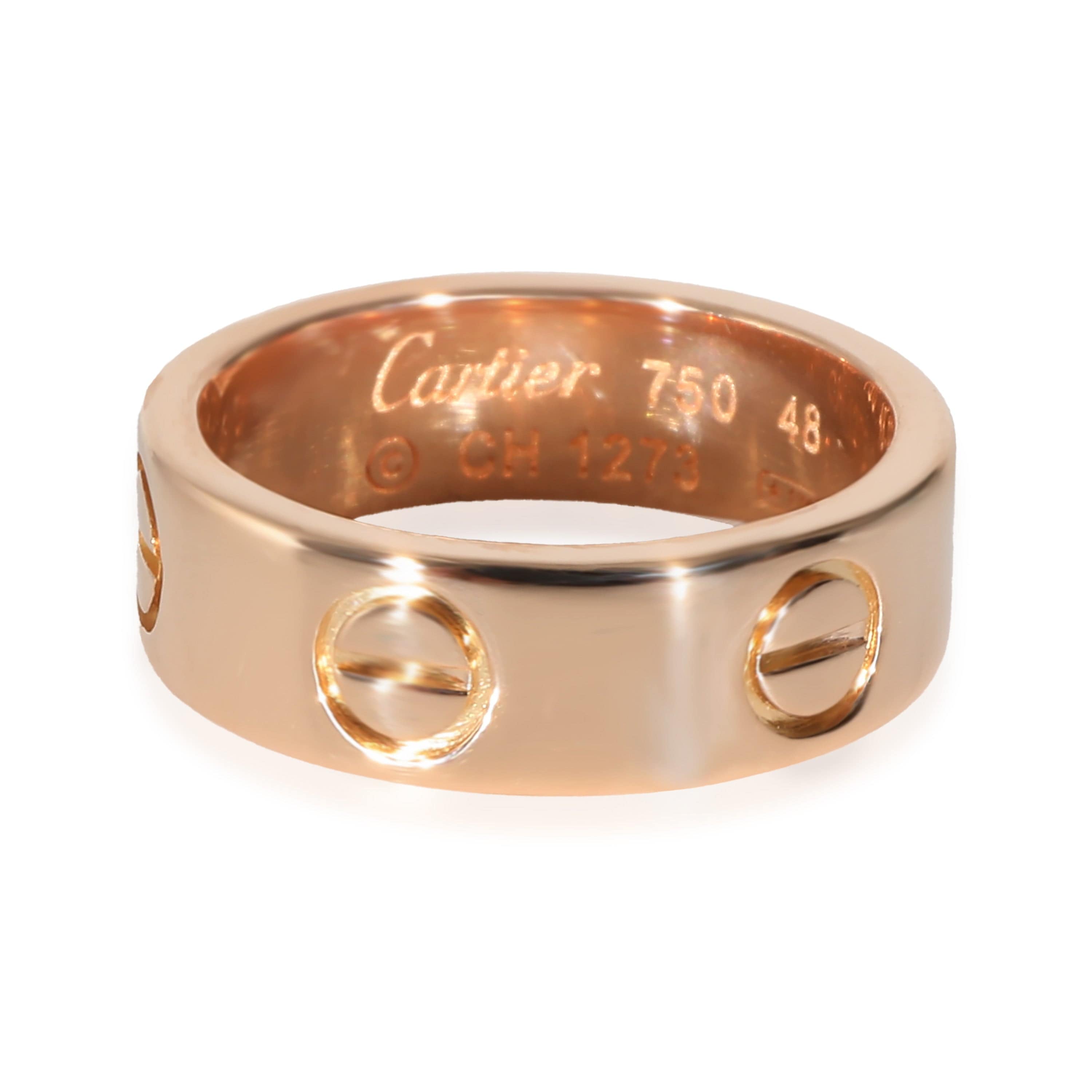 Cartier Cartier Love Fashion Ring in 18k Rose Gold