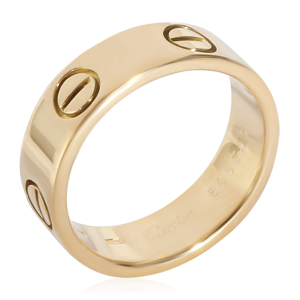 Cartier love ring 18k yellow gold sale