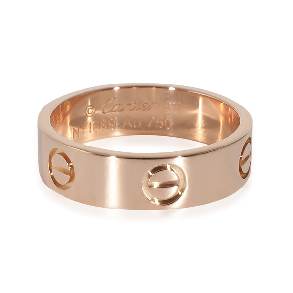 Cartier Love Ring in 18K Rose Gold LuxuryPromise