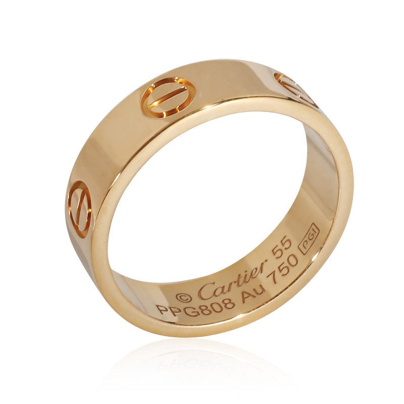 Cartier Love Ring in 18K Yellow Gold LuxuryPromise