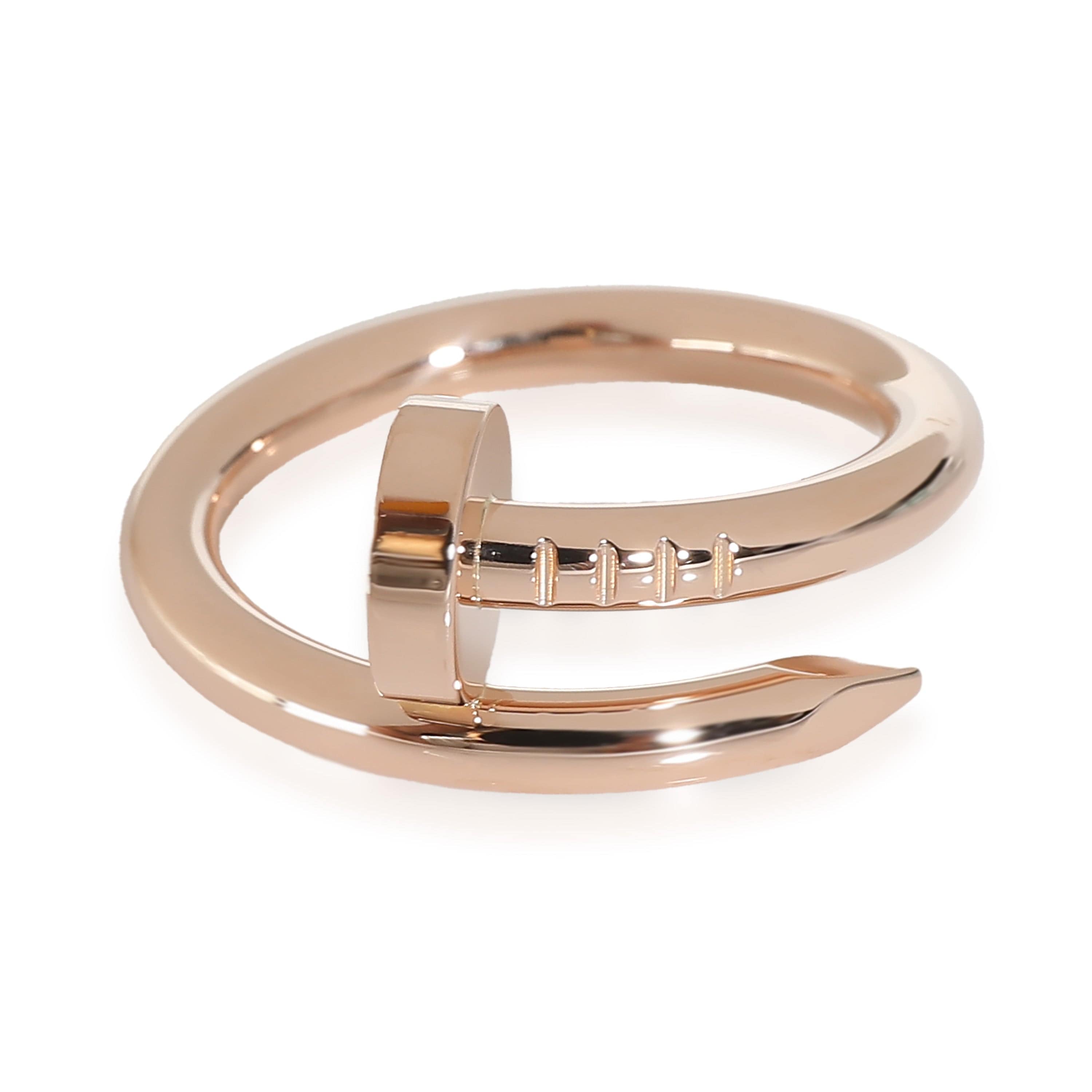 Cartier Juste Un Clou Fashion Ring in 18k Rose Gold