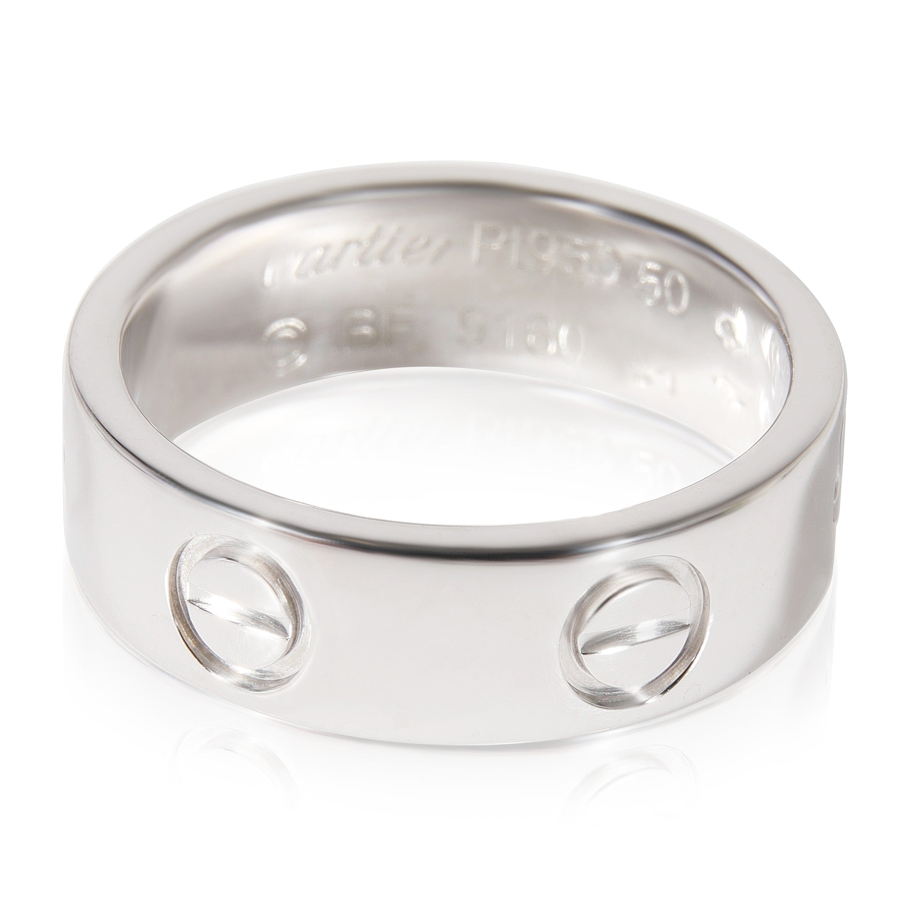 Cartier Love Ring (Platinum)