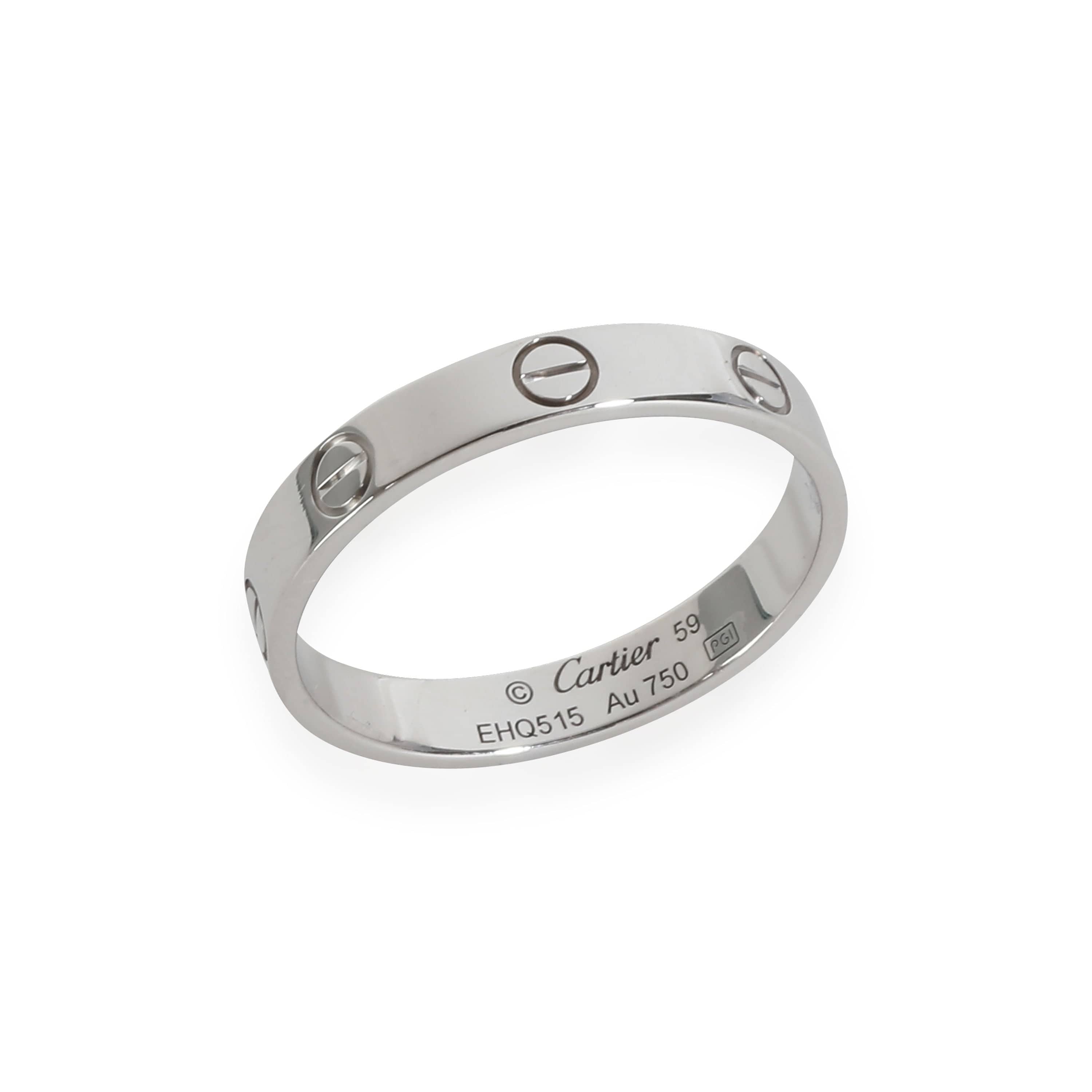 Cartier Love Wedding Band (White Gold)