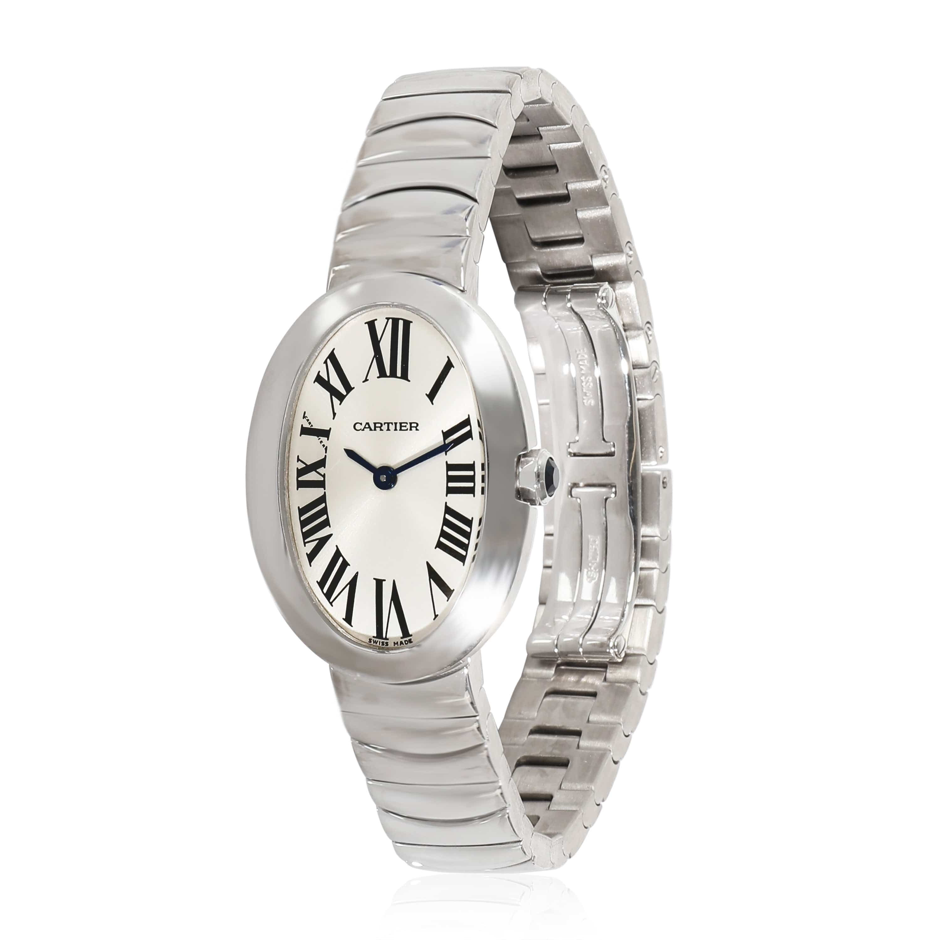 Cartier Cartier Baignoire de Cartier W8000006 Women's Watch in 18kt White Gold