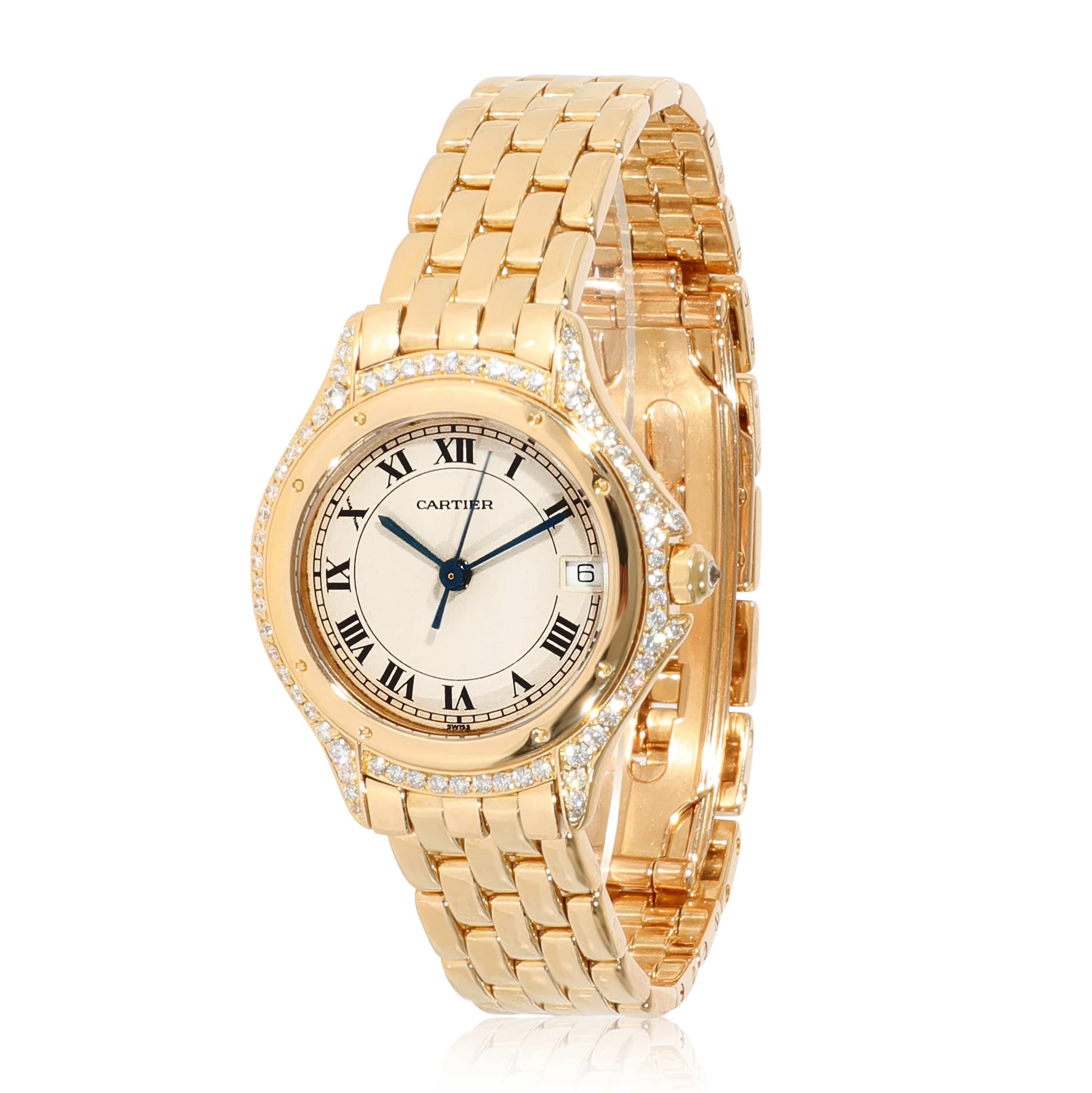 Cartier Cartier Cougar 887907 Women's Watch in 18kt Yellow Gold