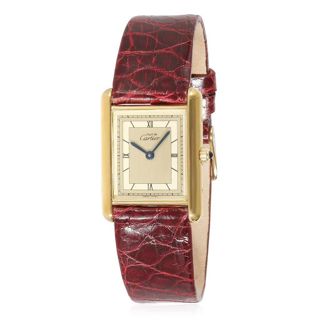 Cartier le Must de Cartier Tank 681006 Women's Watch in Vermeil ...