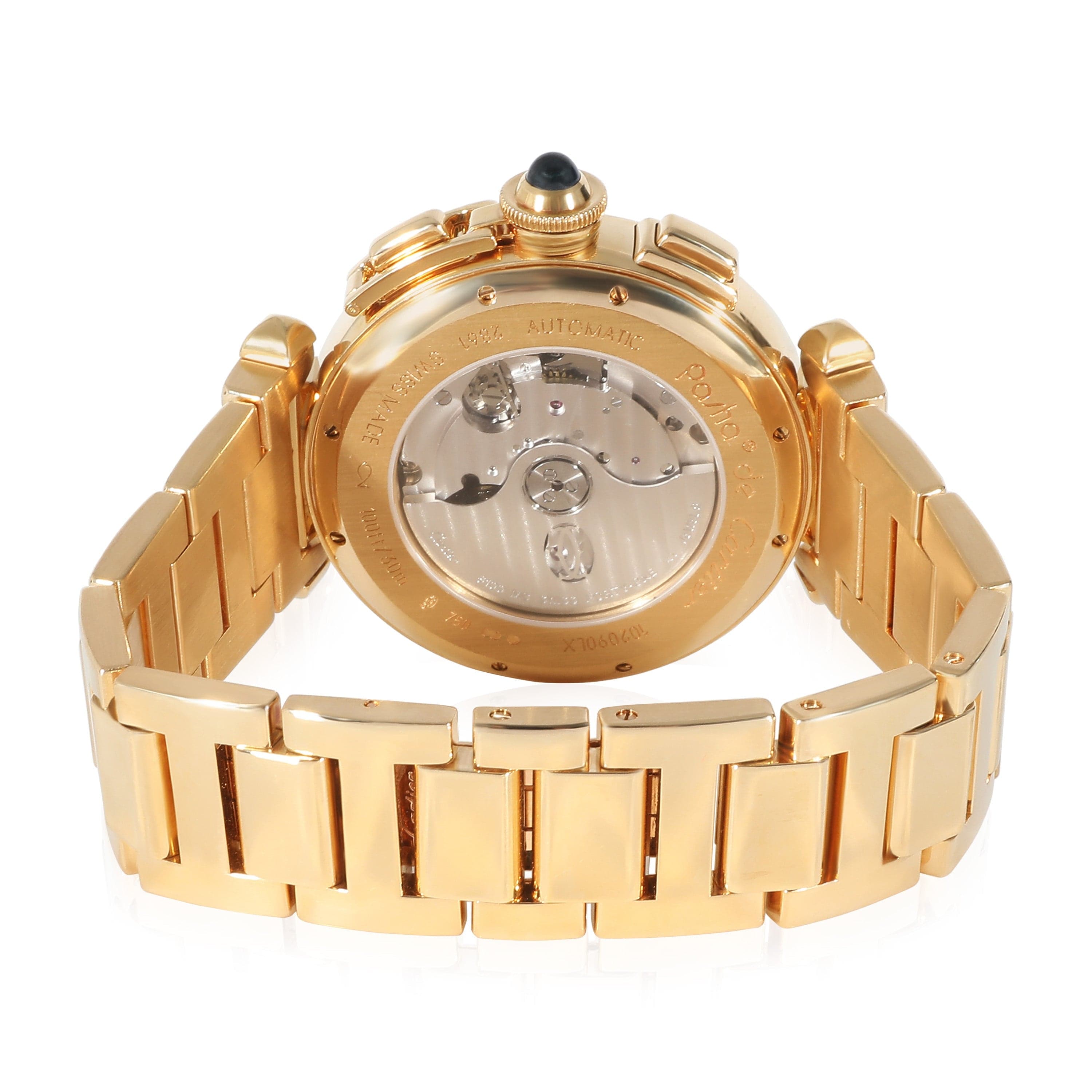 Cartier Cartier Pasha W30201H9 Men's Watch in 18kt Yellow Gold