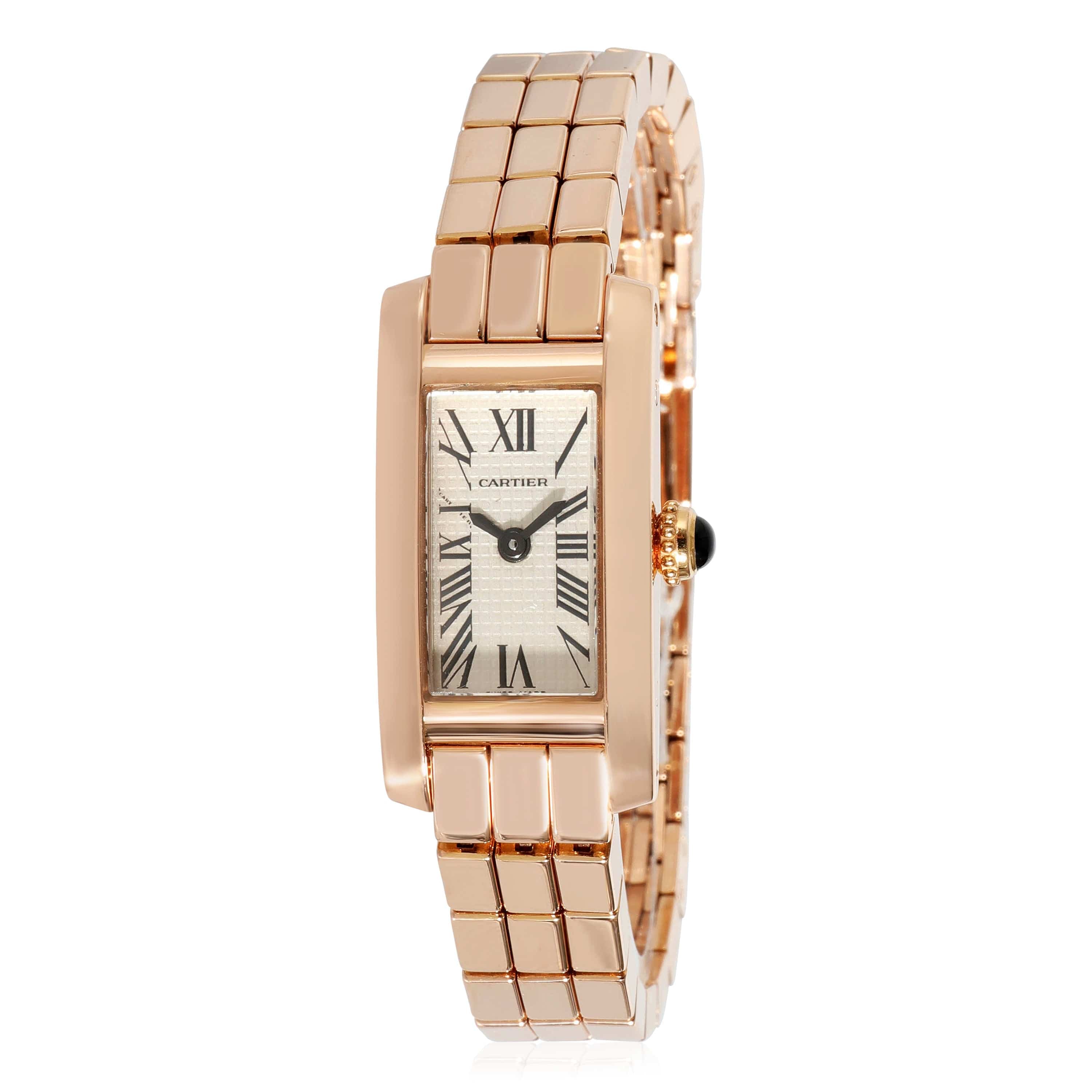 Cartier Cartier Tank Allongee Laniere W15373X5 Women's Watch in 18kt Rose Gold