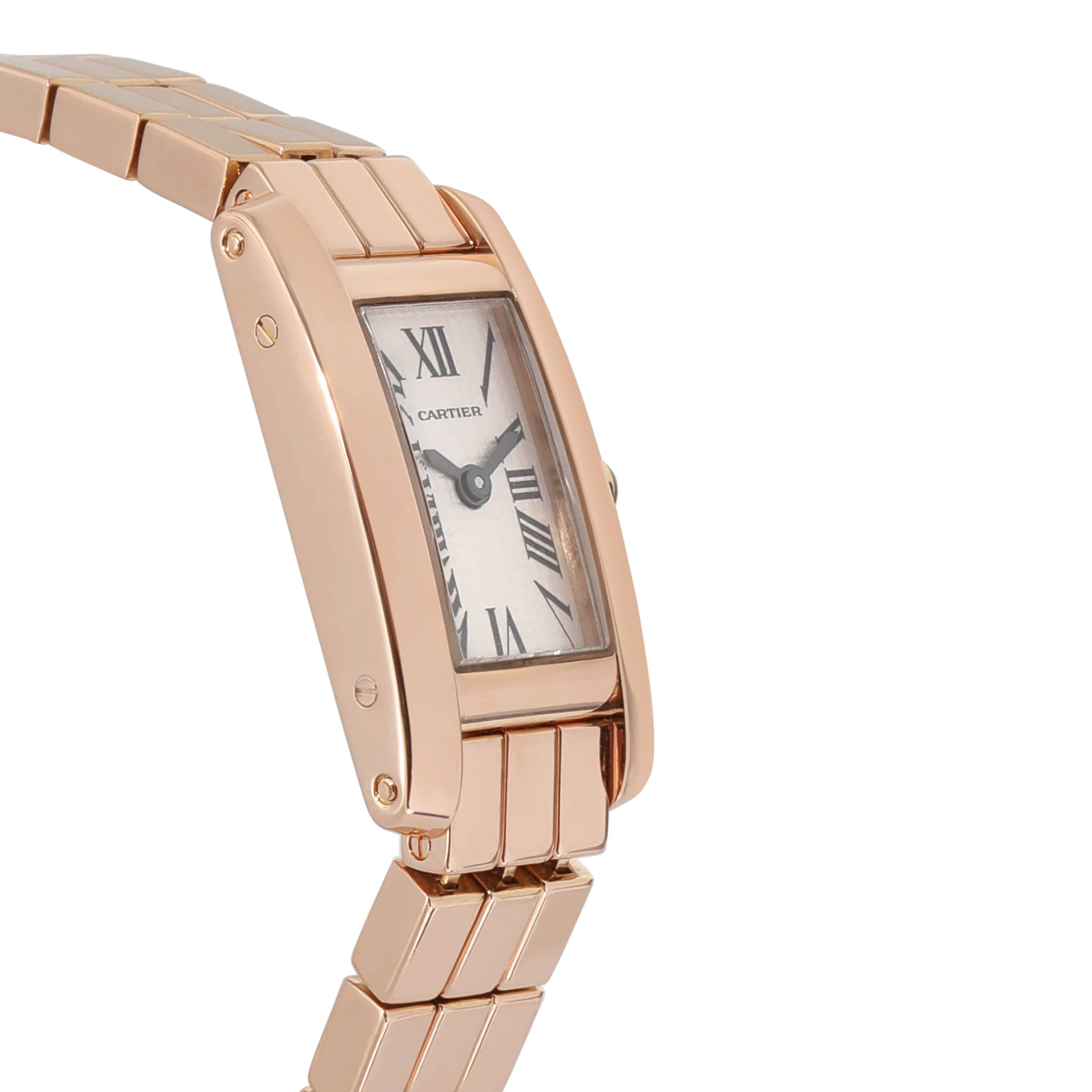 Cartier Cartier Tank Allongee Laniere W15373X5 Women's Watch in 18kt Rose Gold