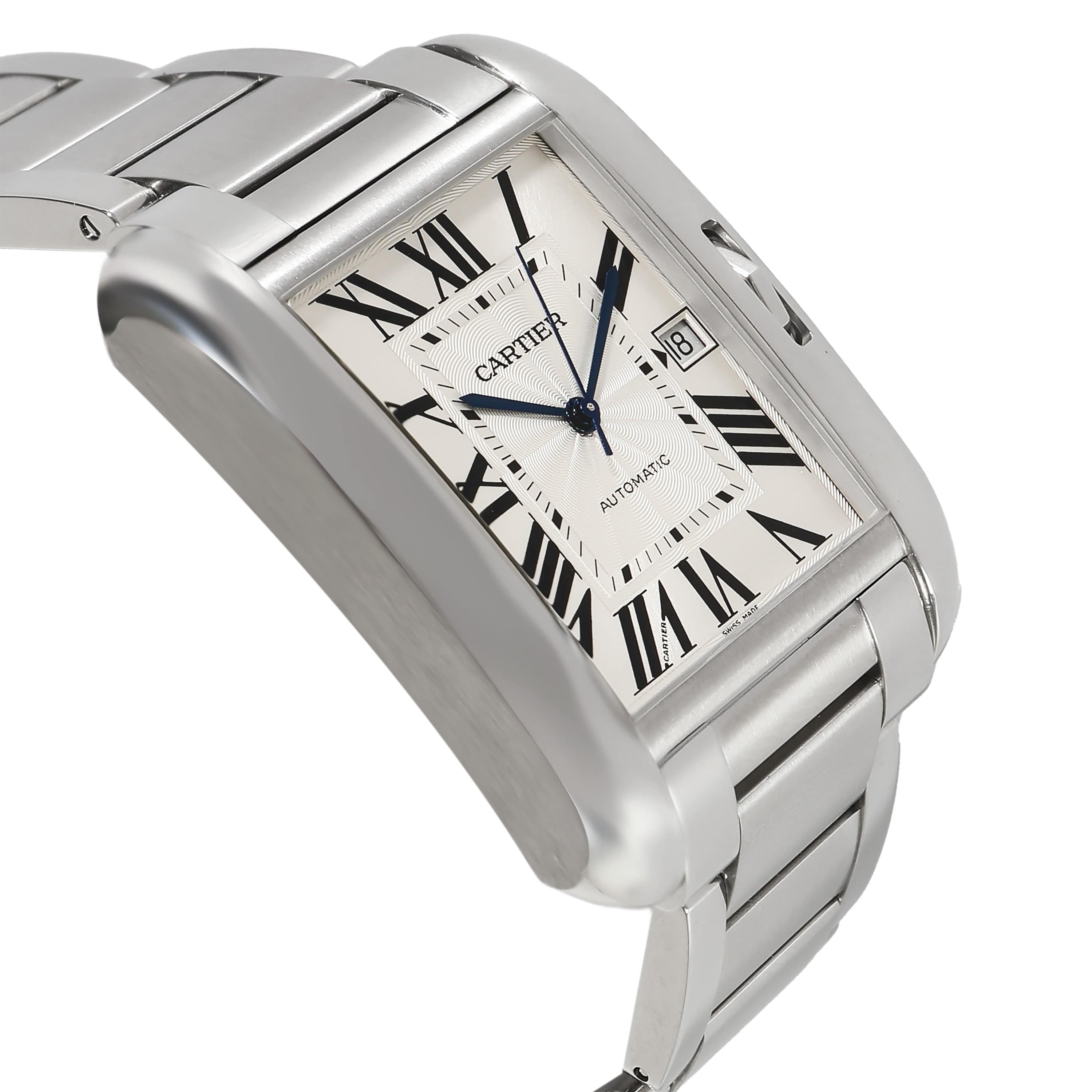 Cartier Cartier Tank Anglaise W5310008 Men's Watch in  Stainless Steel
