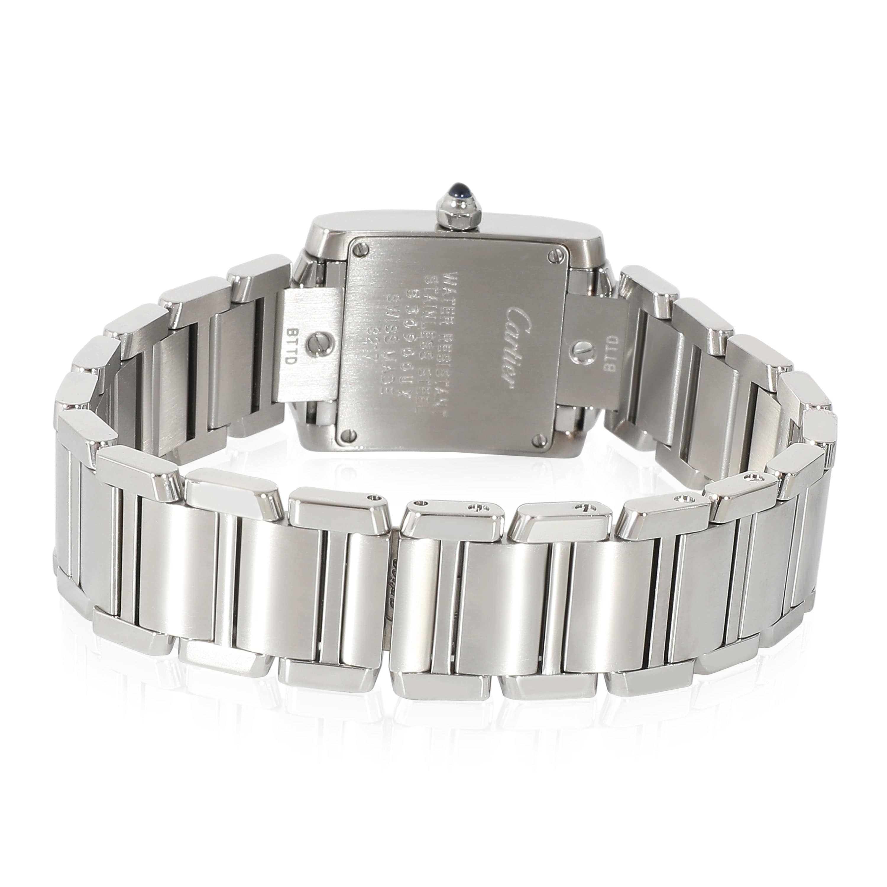 Cartier Cartier Tank Francaise WE110006 Women's Watch in  Stainless Steel