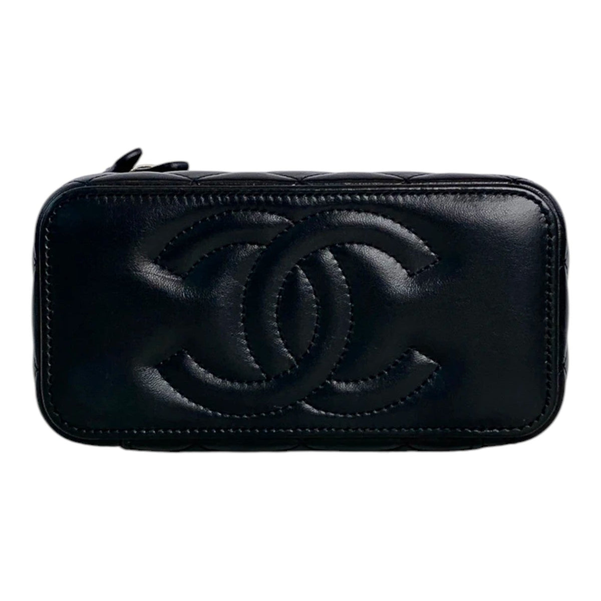 Chanel Vanity Box Black with Pearl Crush - Full Set