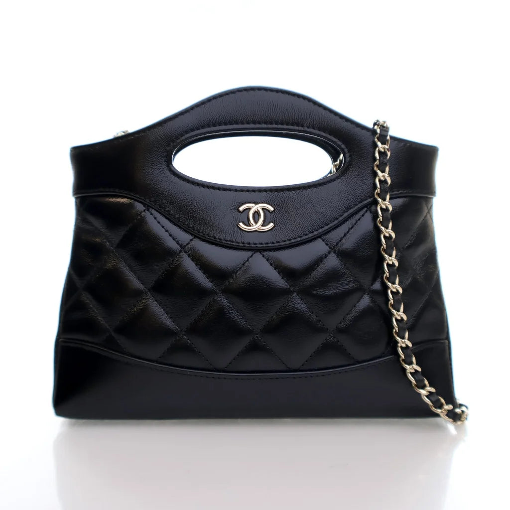 Chanel Mini Black Calfskin 31