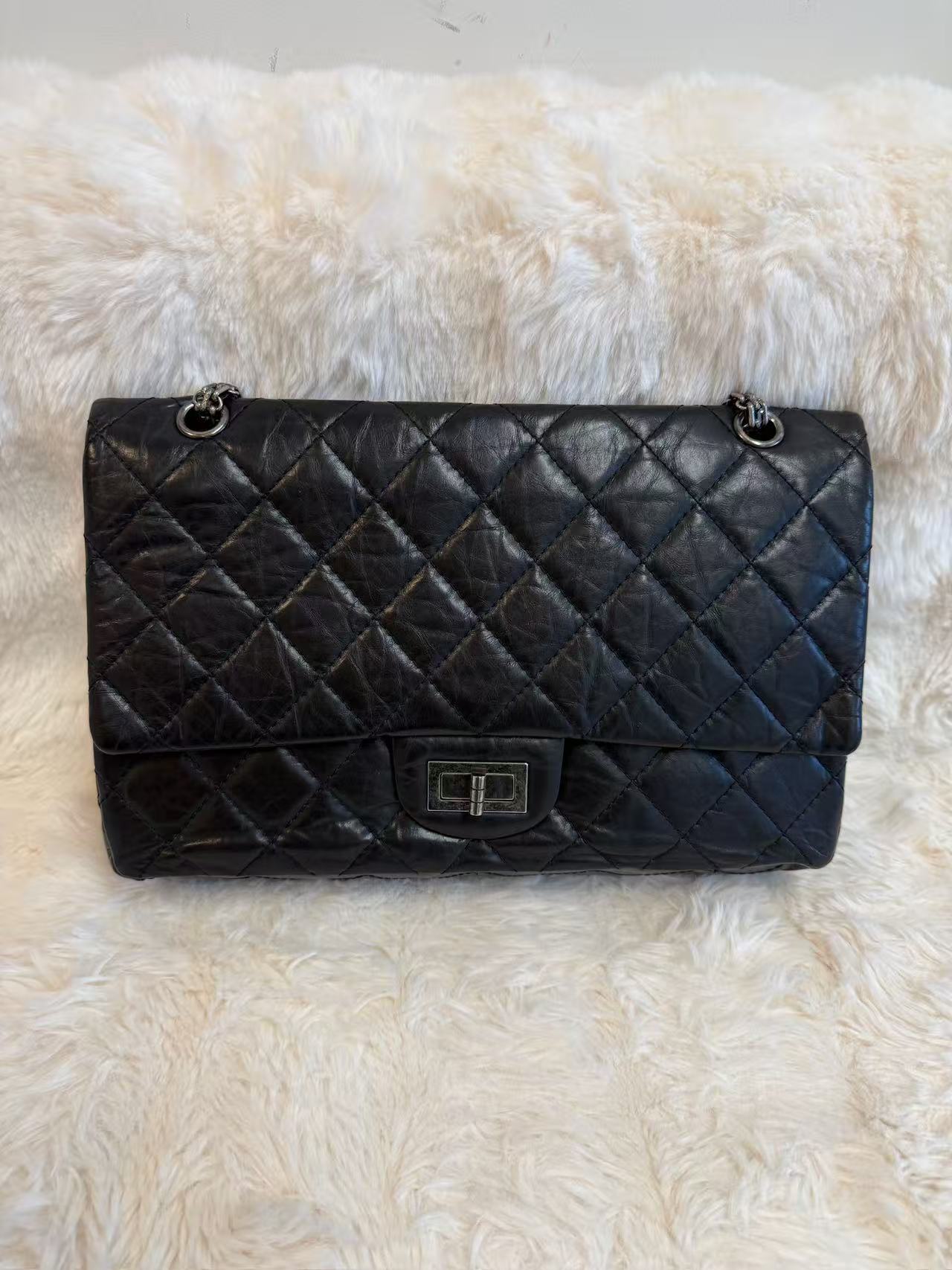 Chanel 2.55 Black Flap Bag