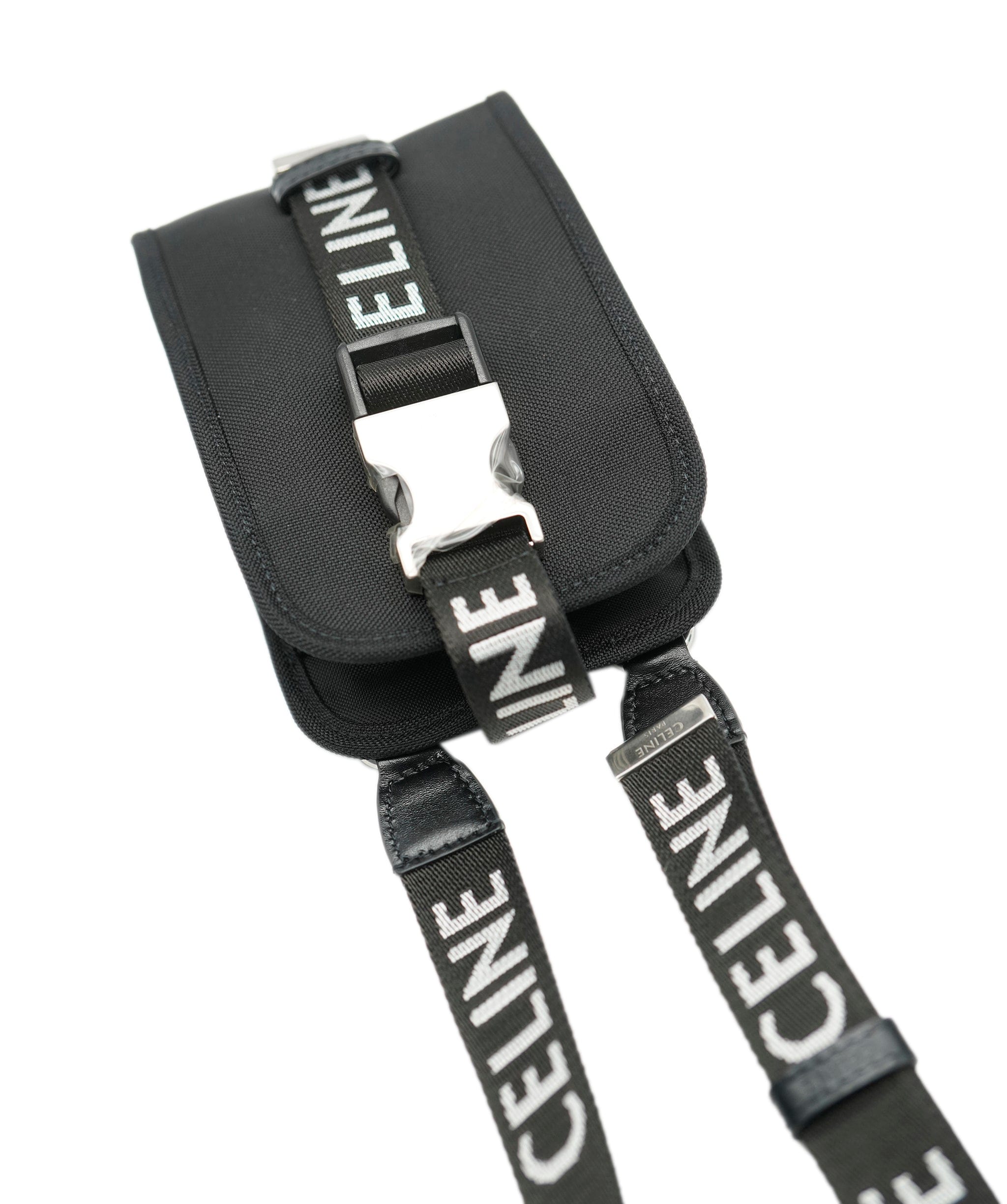 Celine Celine Black Trekking Phone Pouch AJL0172