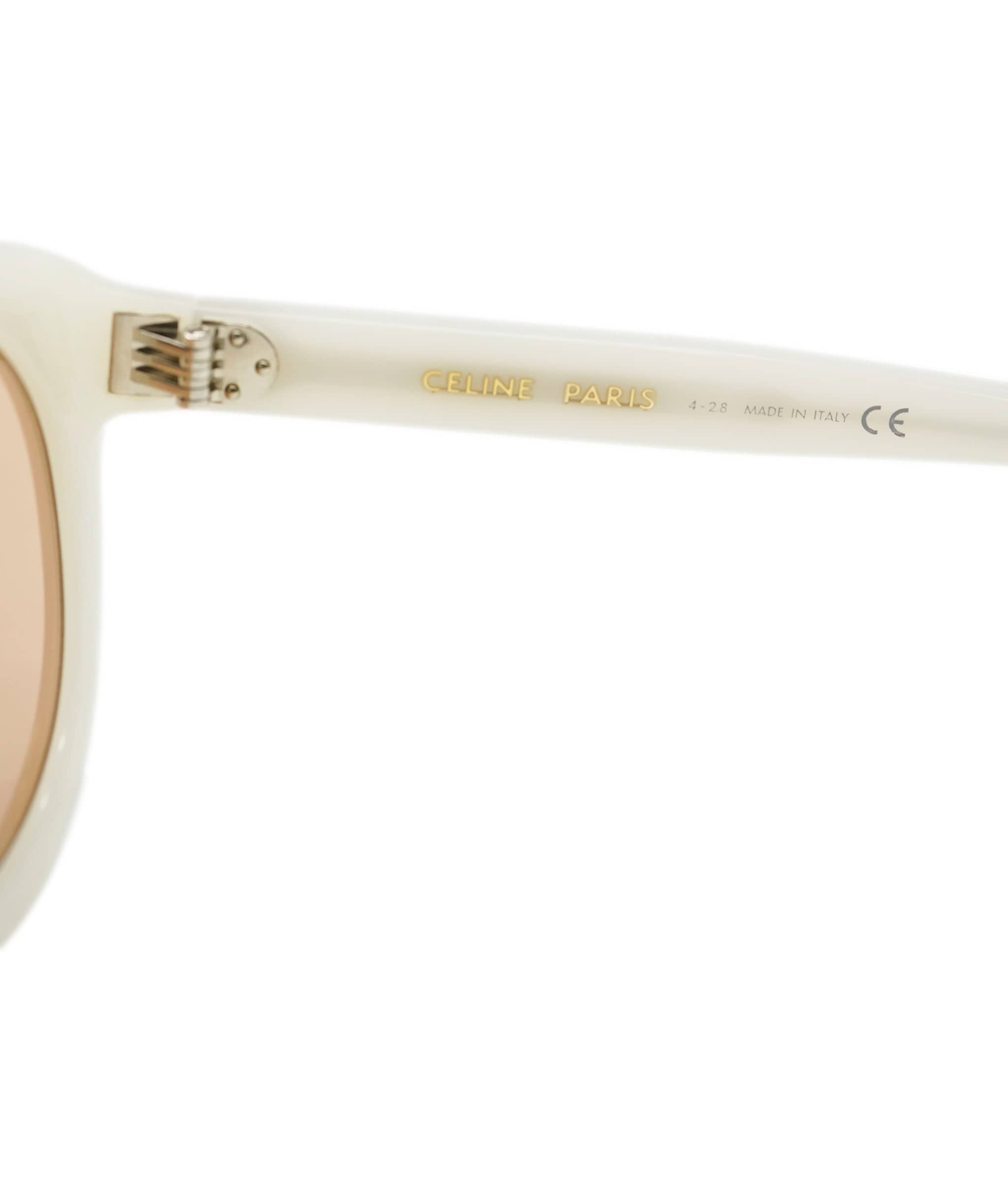 Celine Celine Off White Frame Sunglasses  AVL1288