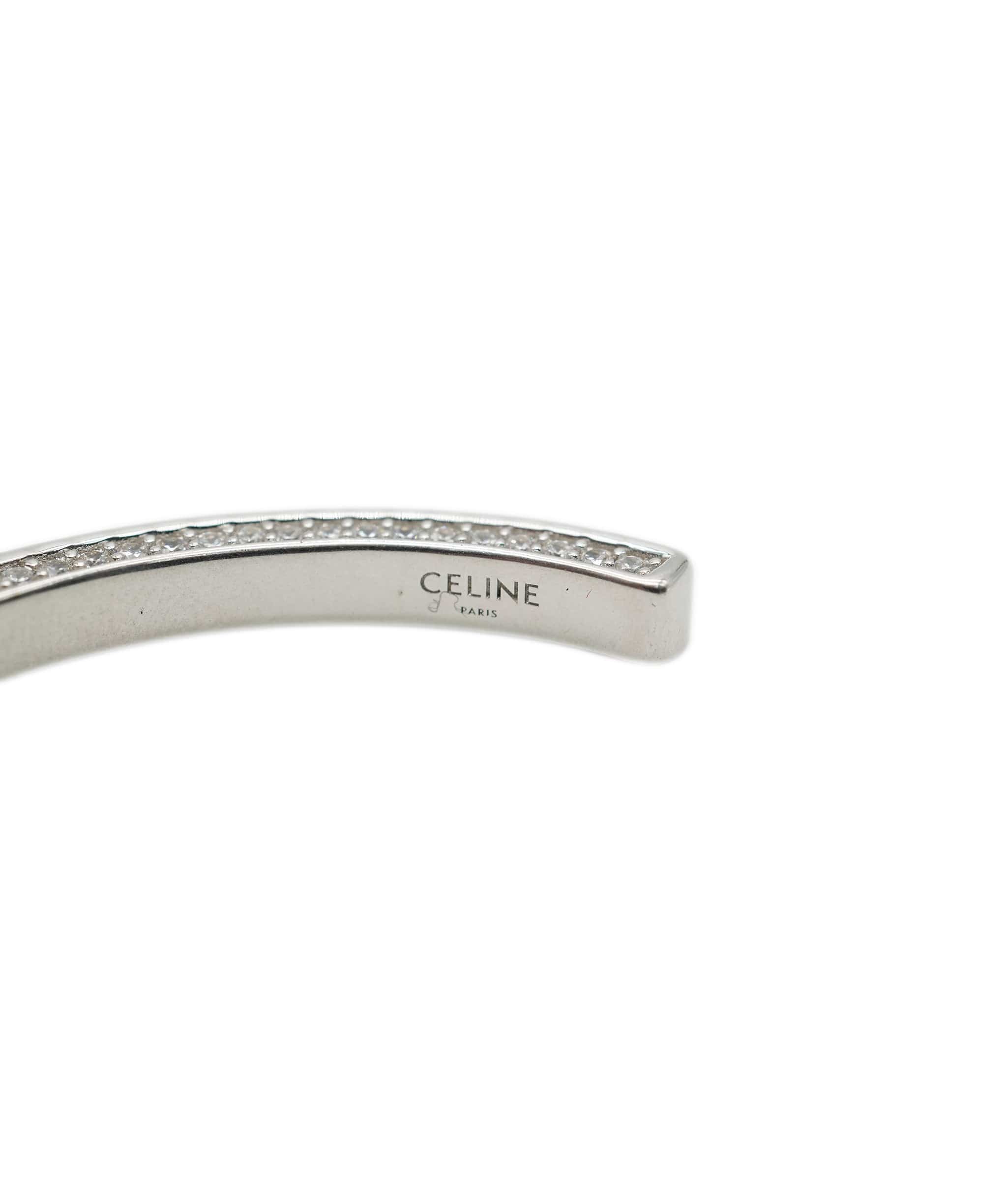 Celine Celine Silver Diamonte Bangle AVL1290