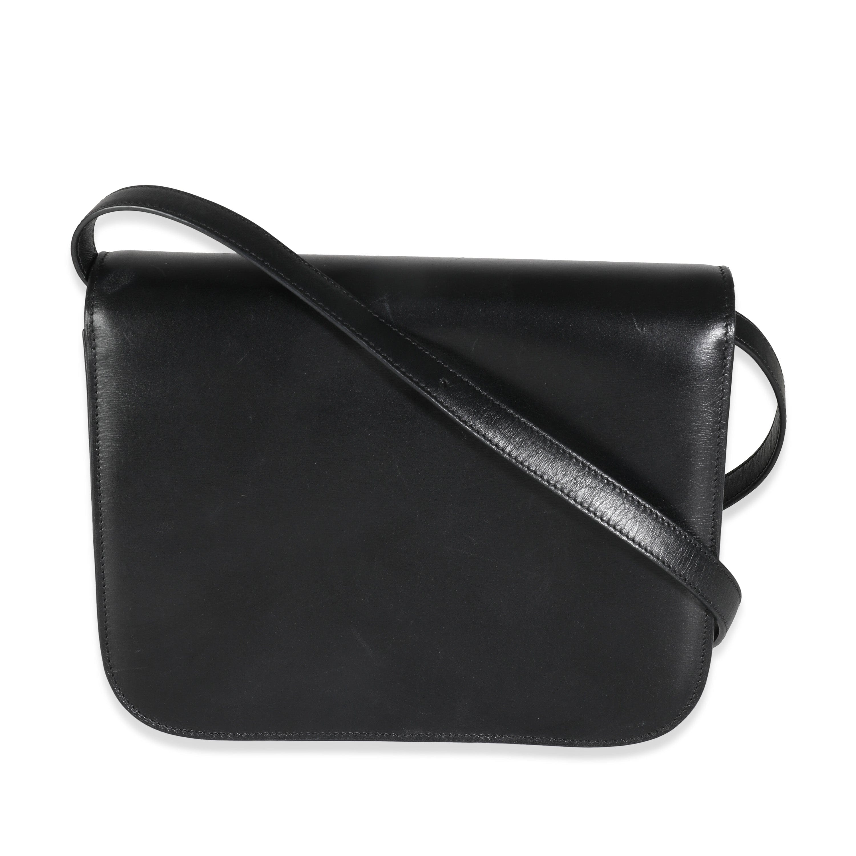 Celine Celine Black Boxcalf Leather Bag With GHW ASC5196