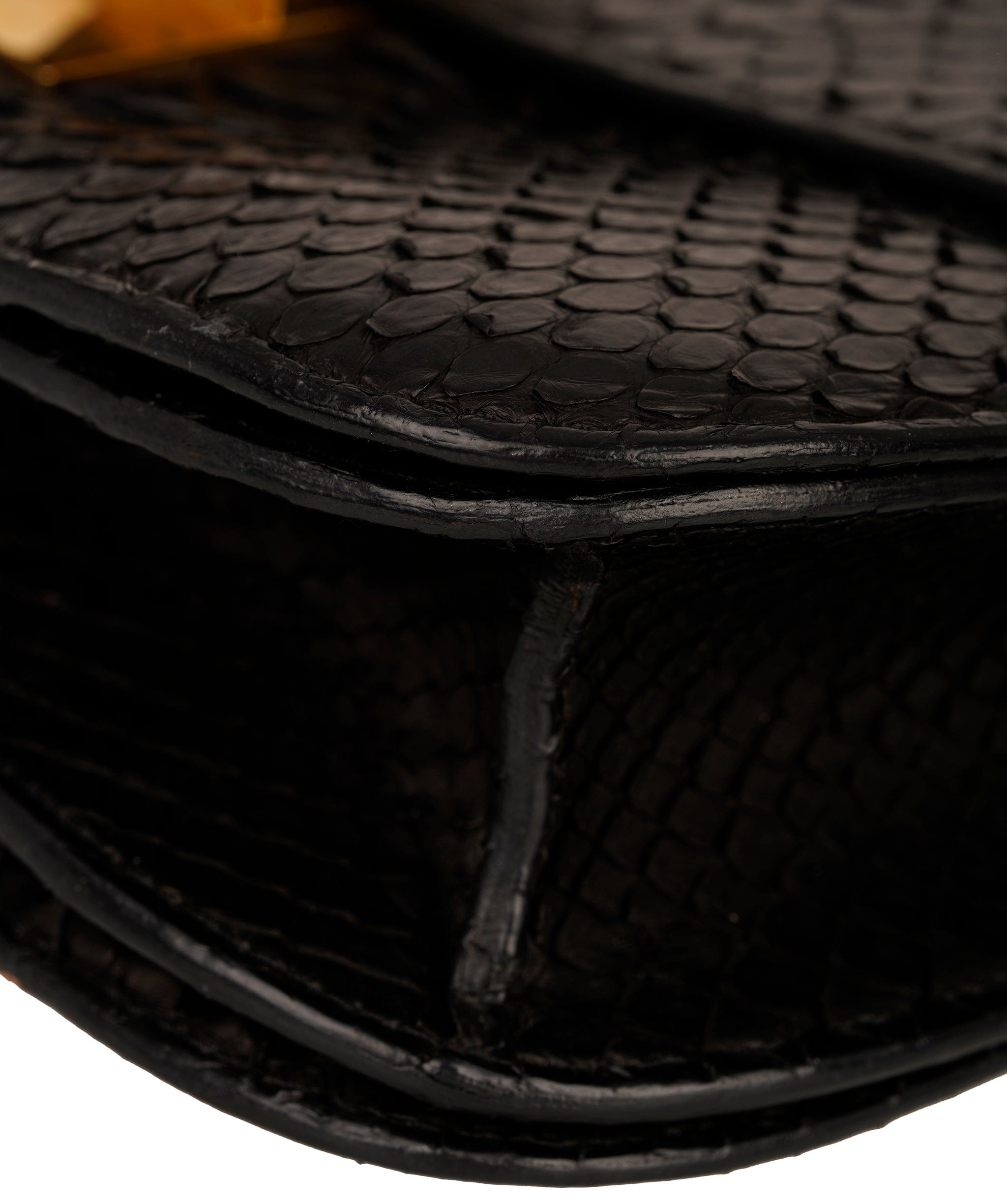 Celine Céline Classic box black python ghw bag - APC0038