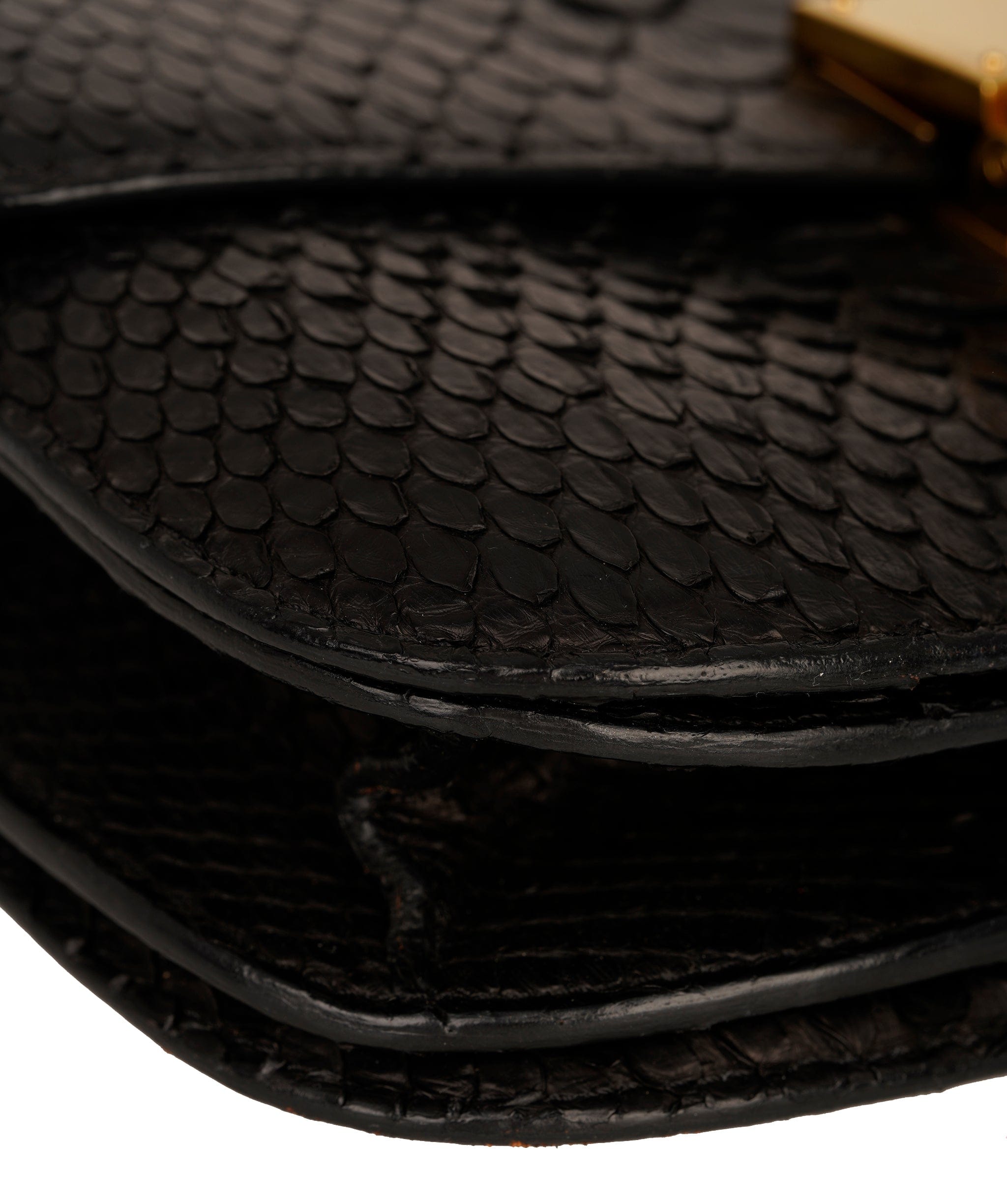 Celine Céline Classic box black python ghw bag - APC0038