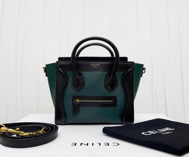 Celine CELINE Color Block Smiley Face Bag 20 (Old Label) 21365800