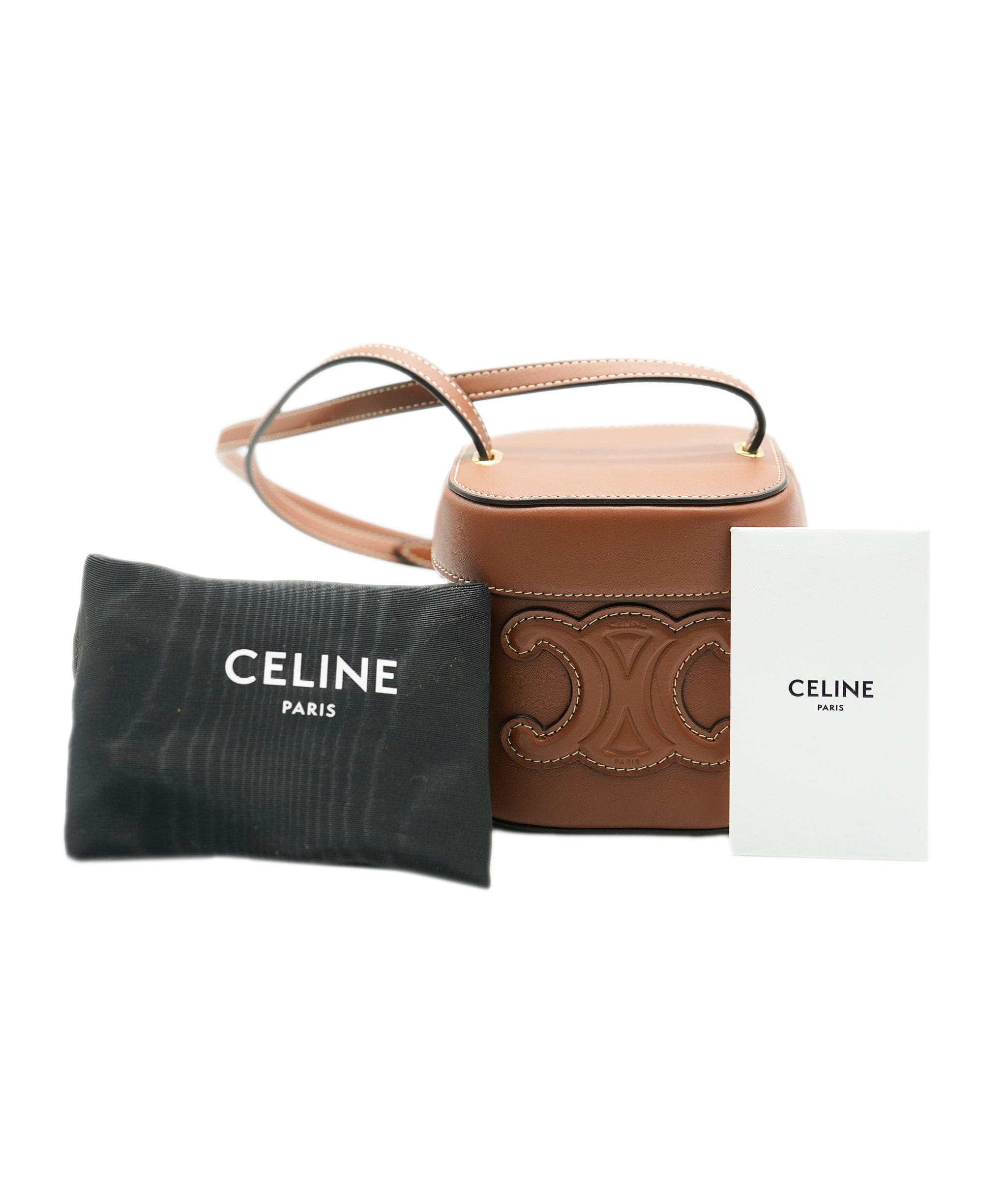 Celine Celine mini box bag camel leather AVC1961