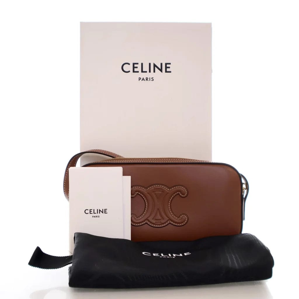 Celine Celine Mini Calfskin Camera Shoulder Bag L-DIYK7M